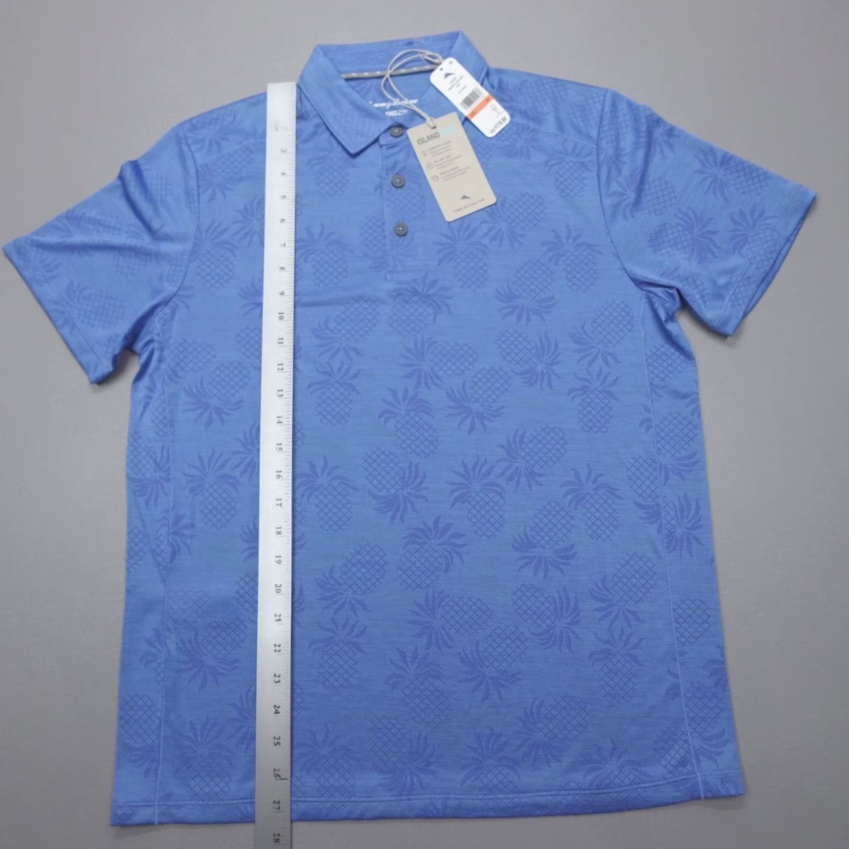 Tommy Bahama Tommy Bahama IslandZone Polo Shirt Blues Men's Size S Palm Coast Floral Short Sleeve Collared Pullover Activewear Casual Travel Size US S / EU 44-46 / 1 - 6 Thumbnail