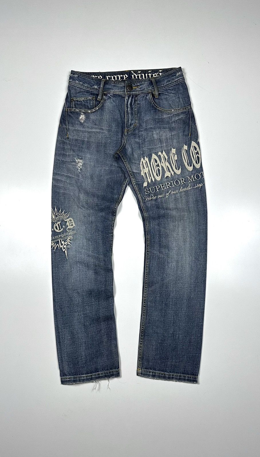 5351 POUR LES HOMMES MCD Denim Jeans Size US 30 / EU 46 - 3 Thumbnail