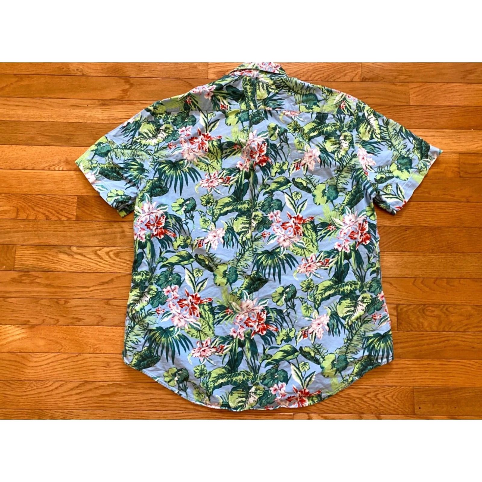 Polo Ralph Lauren Polo Ralph Lauren Shirt Hawaiian Floral Camp Cotton Mens Sz L Size US L / EU 52-54 / 3 - 2 Thumbnail