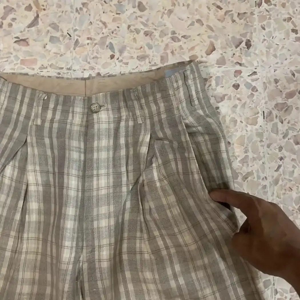 Japanese Brand LAUTREAMOUNT MEN Japanese Vtg Check Trouser Baggy Plaid Pant Size US 28 / EU 44 - 5 Thumbnail