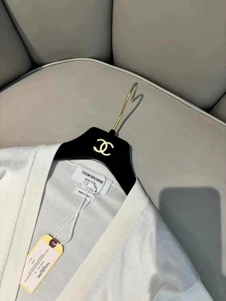 Thom Browne Thom Browne White knit cardigan Size US XS / EU 42 / 0 - 2 Thumbnail
