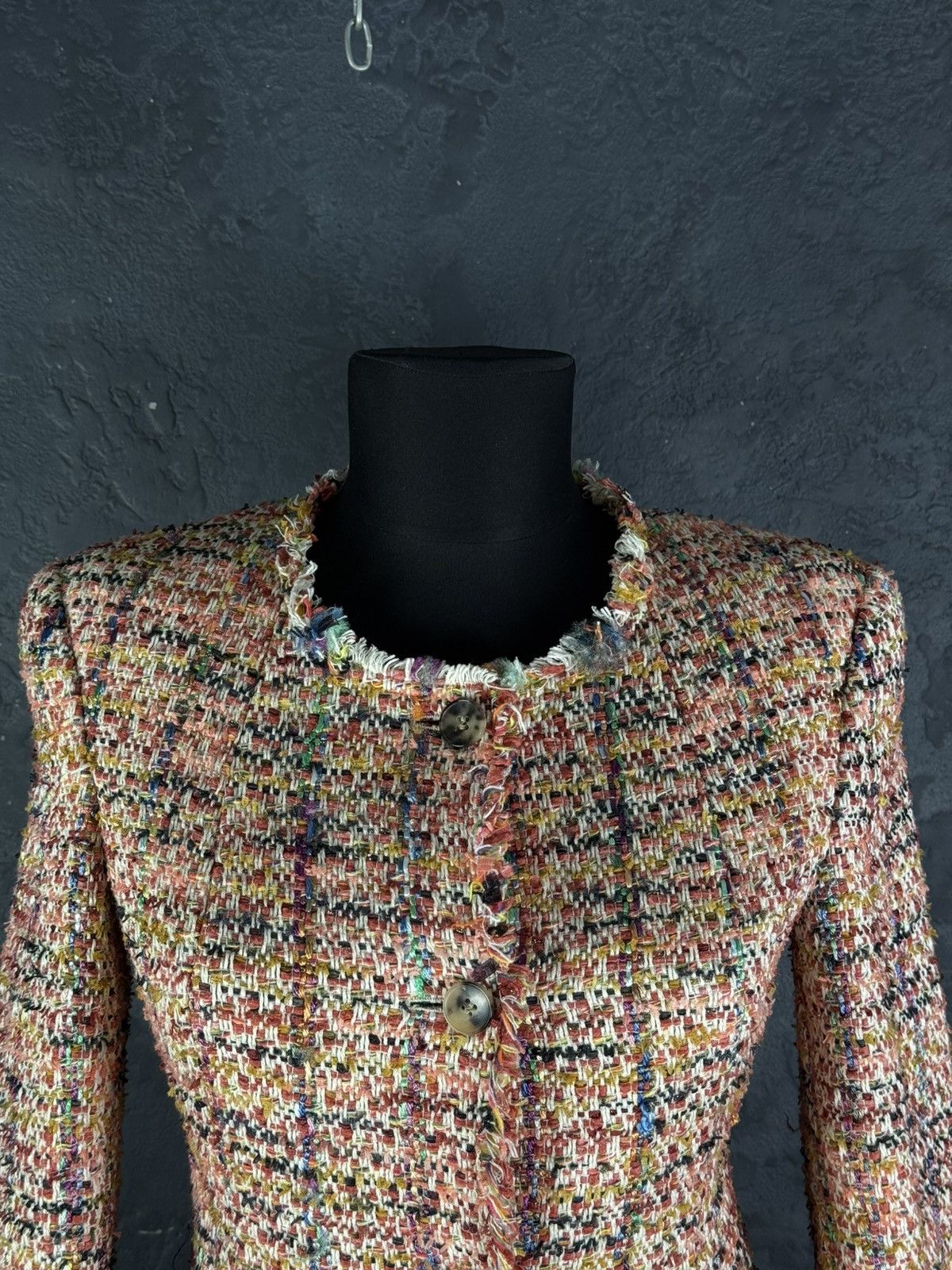 Etro ETRO Women’s Cotton-Blend Tweed Jacket Size 40 Size S / US 4 / IT 40 - 3 Thumbnail