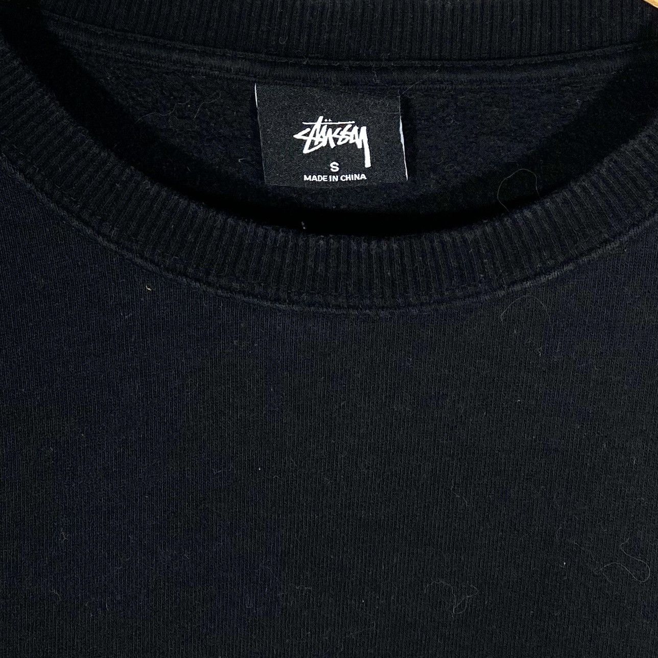 Stussy Sweat Crewneck Logo Brodé Shadow Applique Stussy Size US S / EU 44-46 / 1 - 4 Thumbnail