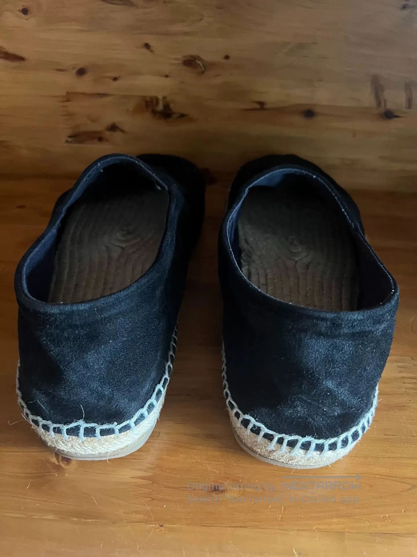 Porter Classic black suede handcrafted shoes for comfort. Size US 9.5 / EU 42-43 - 3 Thumbnail