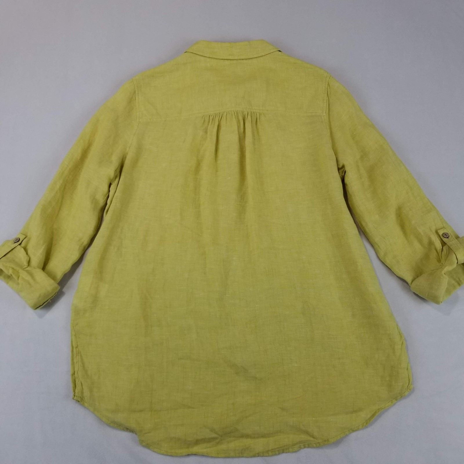 Other Sigrid Olsen 100% Linen Tunic Shirt Medium Lagenlook Artisan Size M / US 6-8 / IT 42-44 - 3 Thumbnail
