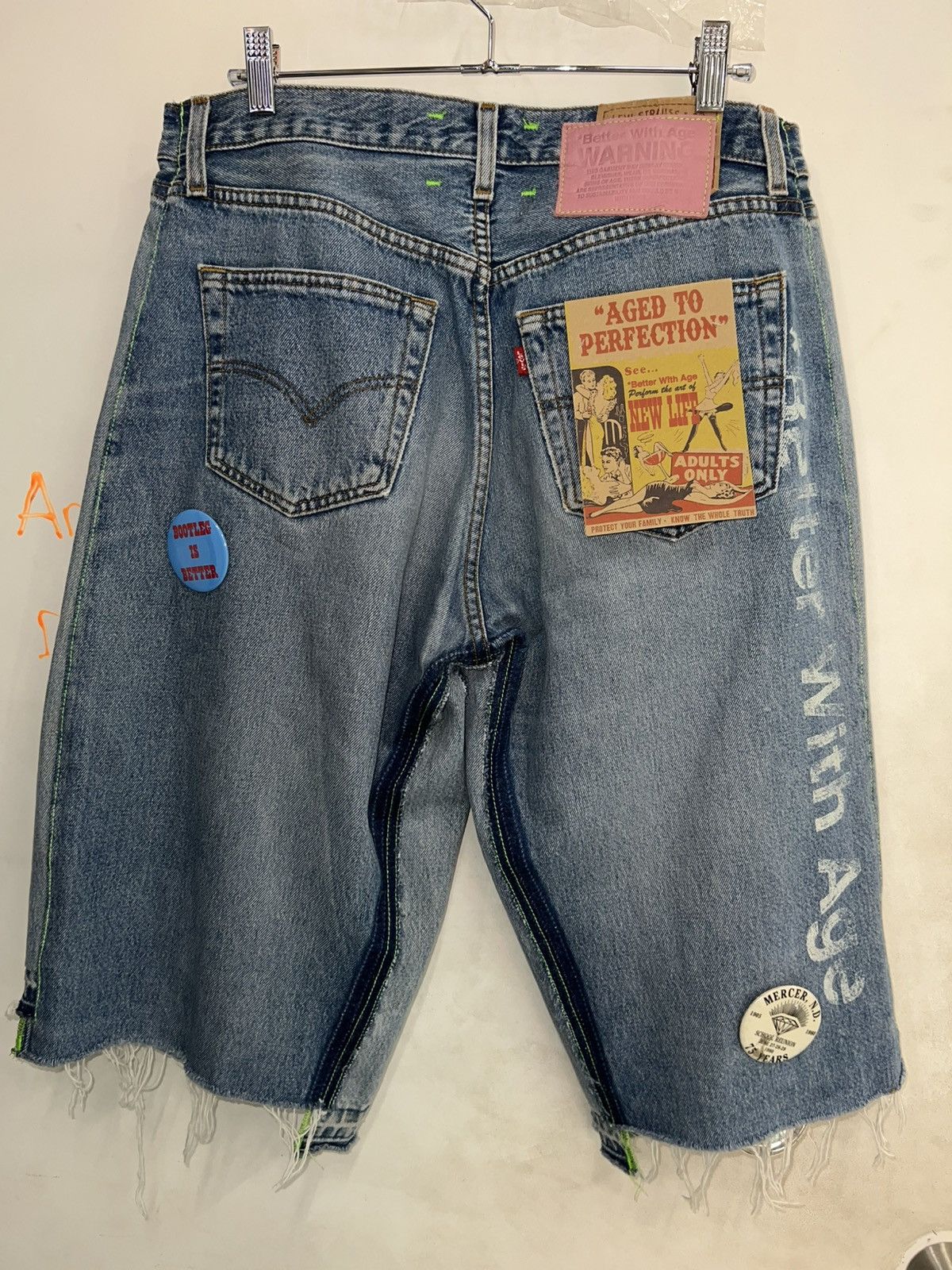 Better With Age Better With Age Campaign Long Denim Short Size US 34 / EU 50 - 12 Thumbnail
