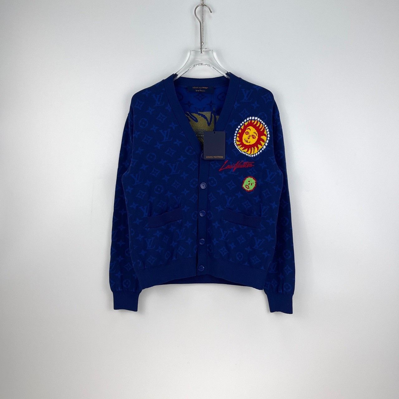 Louis Vuitton Louis Vuitton Blue Sun Embroidered Cardigan sweater Nextarr Size US XS / EU 42 / 0 - 3 Thumbnail