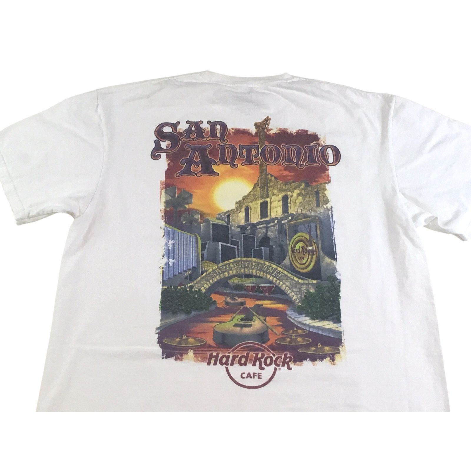 Hard Rock Cafe Hard Rock Cafe San Antonio T-Shirt Classic Logo Size XLarge Size US XL / EU 56 / 4 - 2 Thumbnail