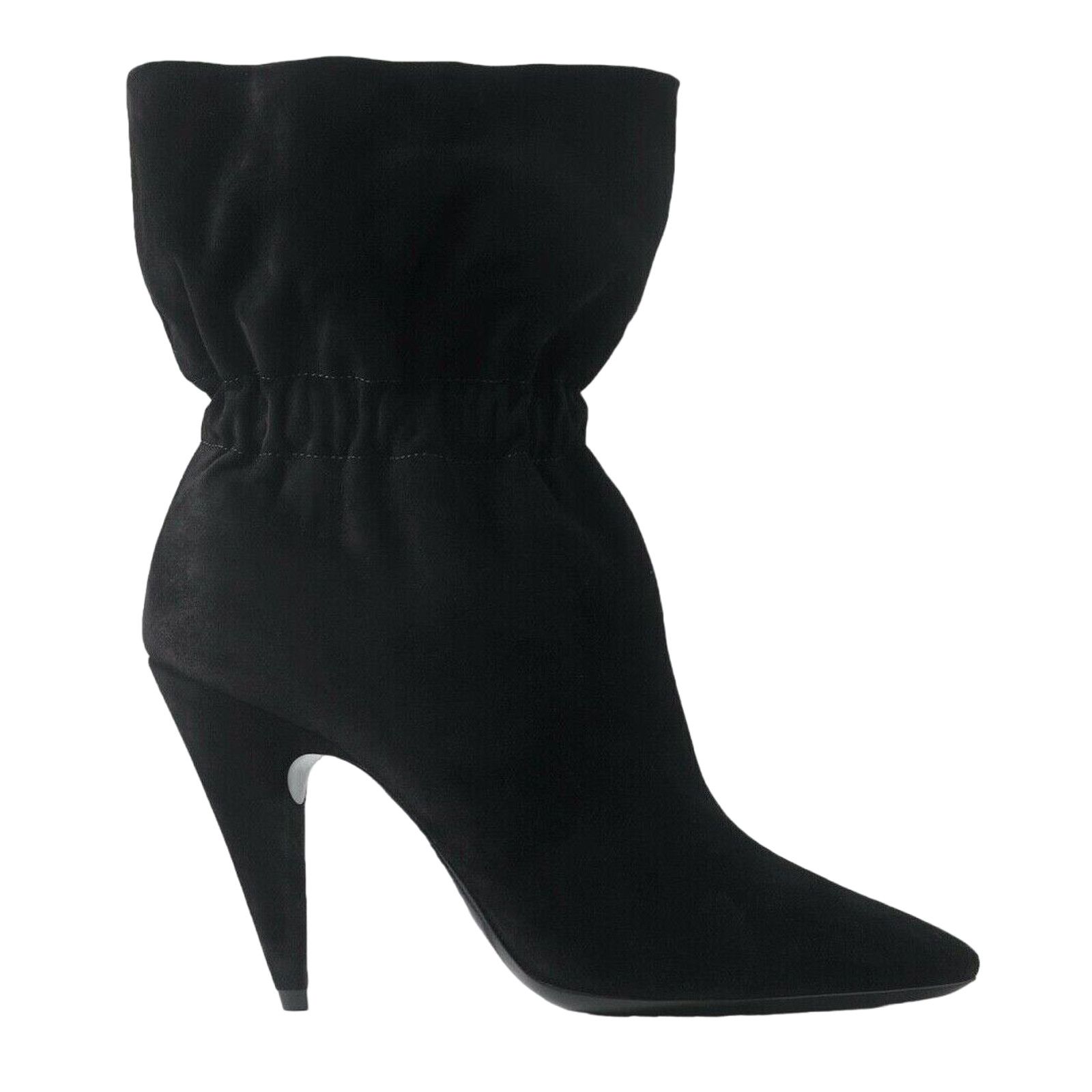 Yves Saint Laurent Saint Laurent YSL Etienne 95 Black Suede Runway Elastic Size US 12 / IT 42 - 1 Thumbnail