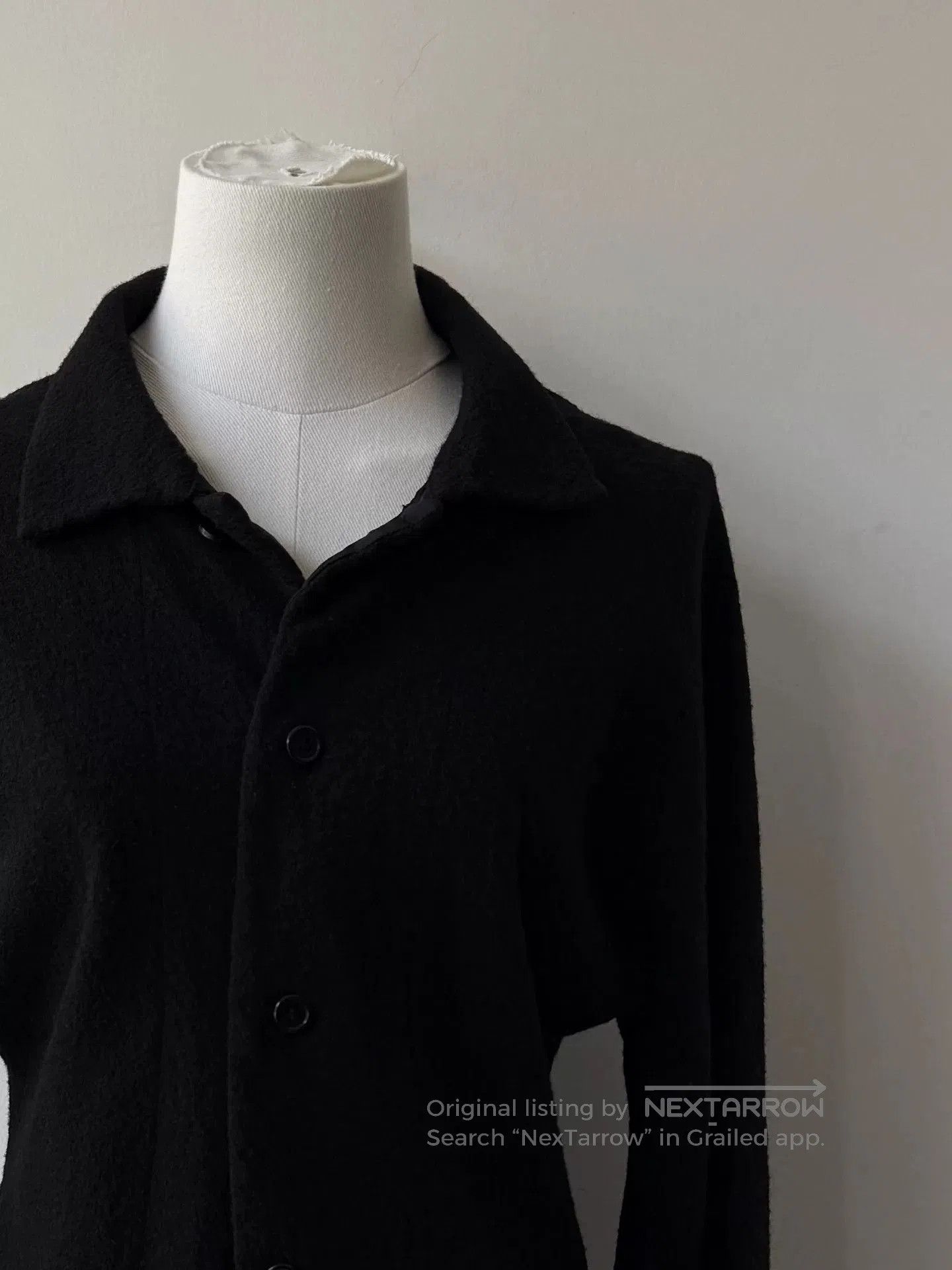 Yohji Yamamoto yohji yamamoto black wool short jacket. Size M / US 6-8 / IT 42-44 - 4 Thumbnail