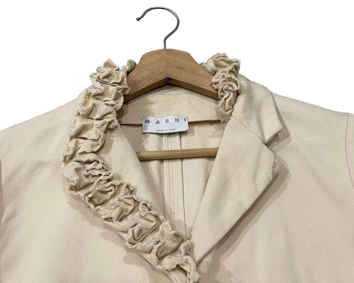 Marni Vintage Marni Made In Italy Cropped Light Jacket Size XS / US 0-2 / IT 36-38 - 11 Thumbnail