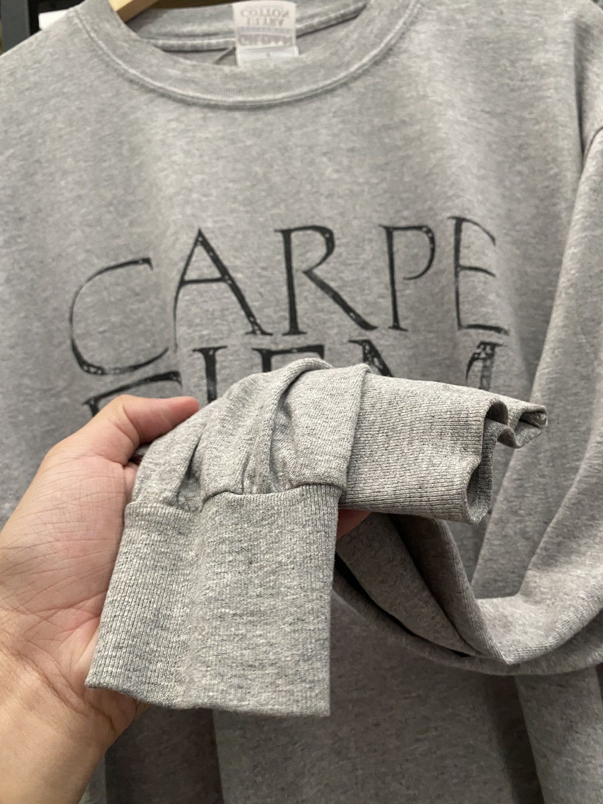 Carpe Diem 00s Vintage Carpe Diem Logo Graphic Longsleeve Tee Size US L / EU 52-54 / 3 - 3 Thumbnail