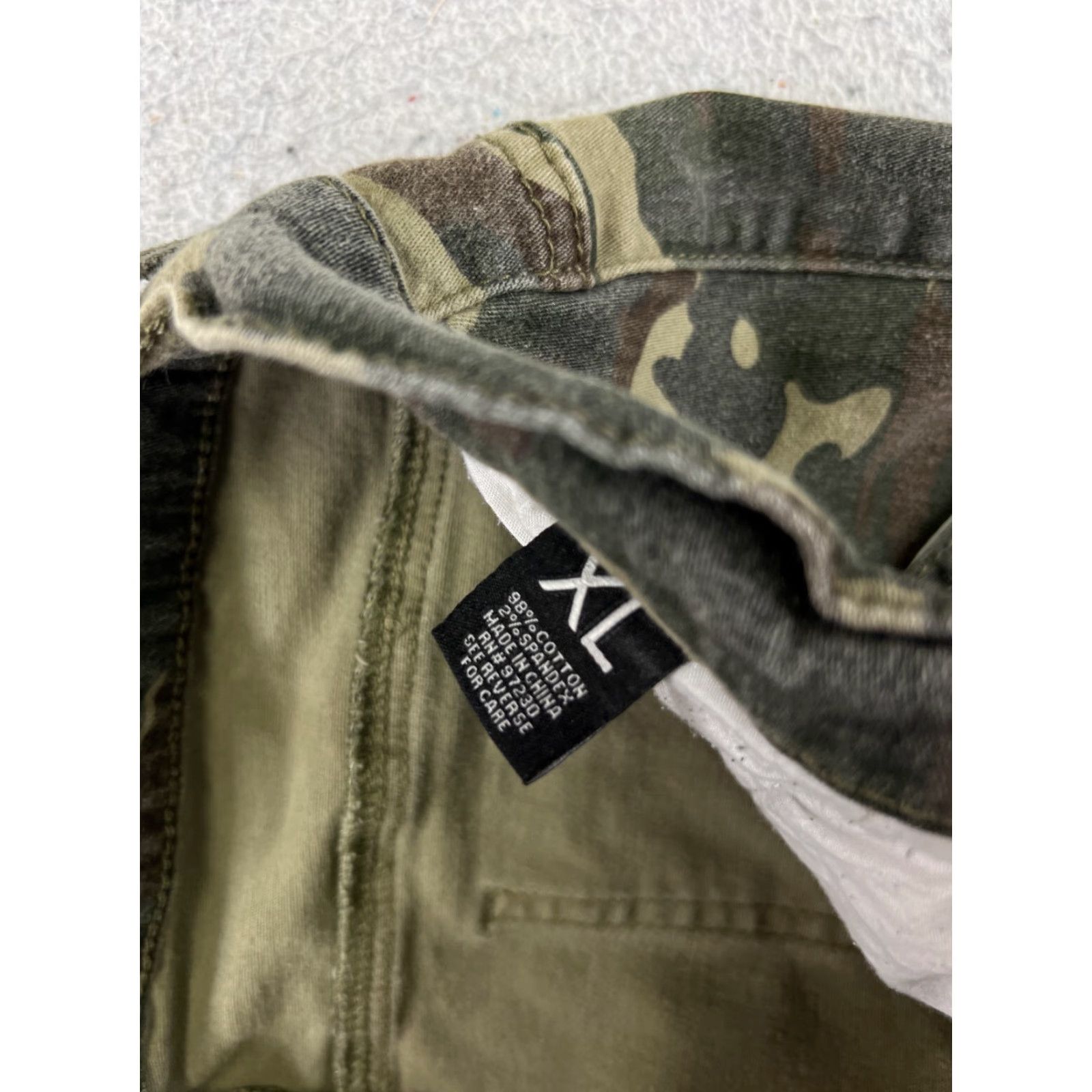 Vintage Beach Bros Jeans Mens 32 Blue Woodland Camo Jogger Cargo Elastic Cotton 32x26 Size US 32 / EU 48 - 7 Thumbnail