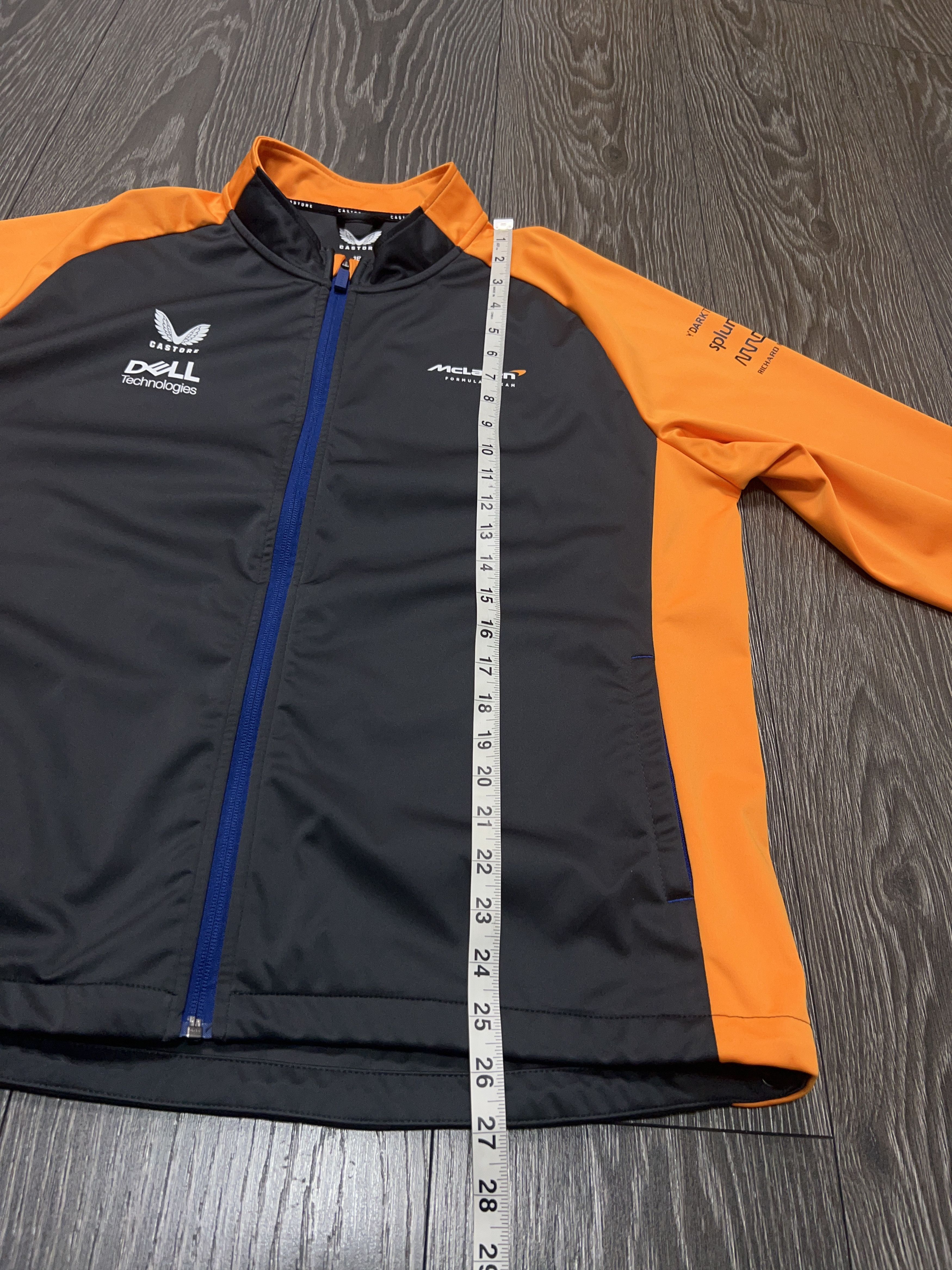 Castore McLaren F1 Team Softshell Midlayer Zip Dell Racing Size 18 Size XXL / US 16-18 / IT 52-54 - 4 Thumbnail