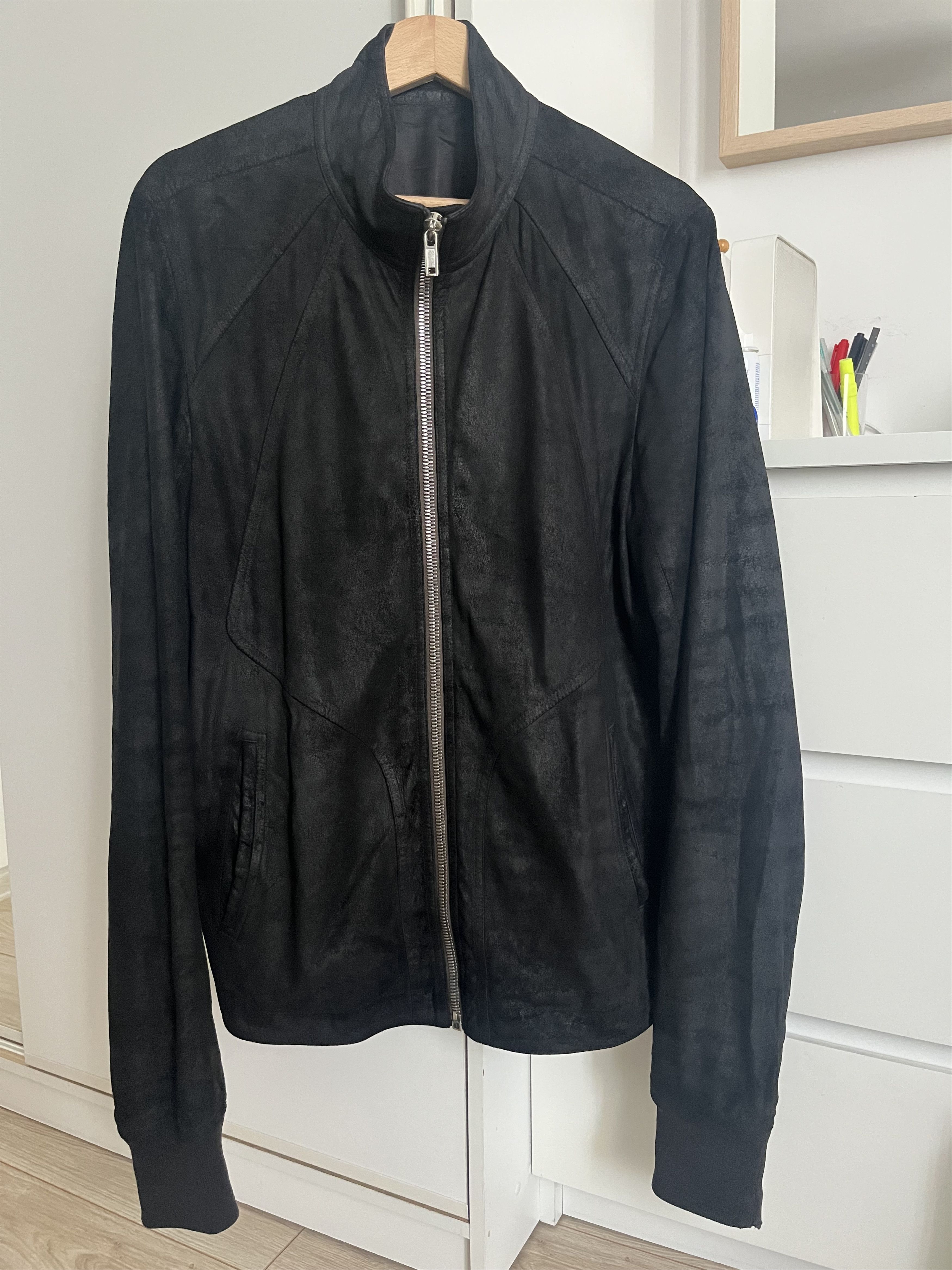 Rick Owens Blistered Leather Jacket | Grailed