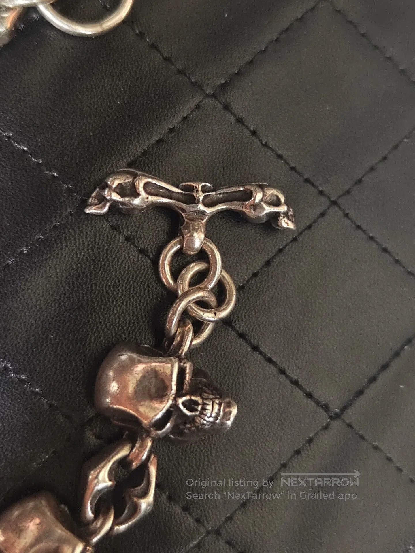 The Great Frog crazy pig skull bracelet in silver. Size ONE SIZE - 2 Thumbnail