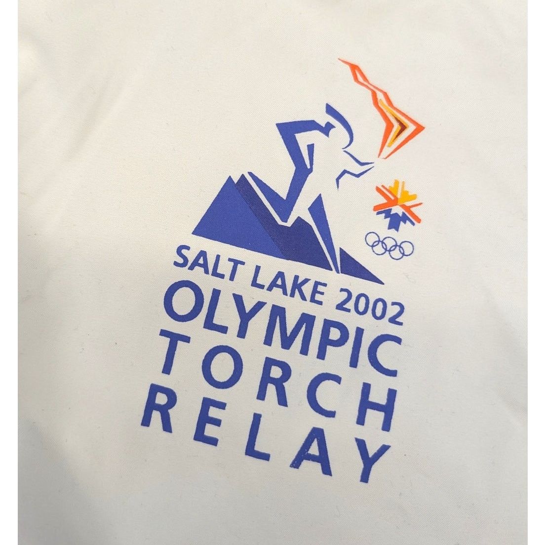 USA Olympics × Vintage Y2K 2002 Salt Lake City Olympic Torch Relay windbreaker Size US XL / EU 56 / 4 - 3 Thumbnail