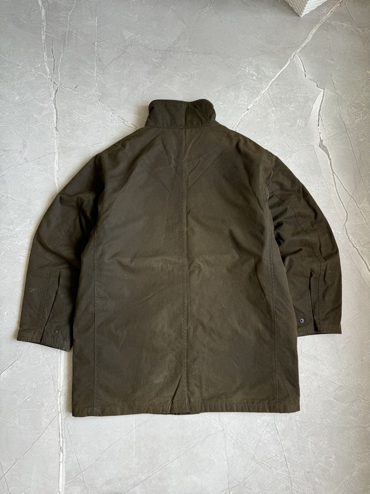 Polo Ralph Lauren Vintage 90s Polo Ralph Lauren Waxed Coat Khaki Size US L / EU 52-54 / 3 - 16 Thumbnail