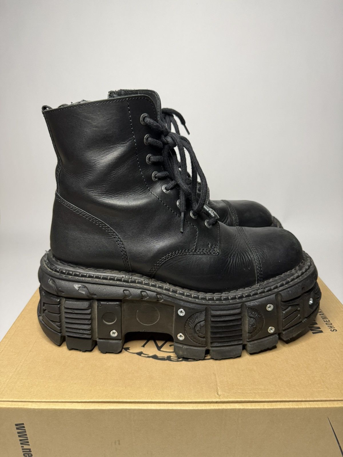 New Rock New Rock M-Tank083-C1 boots Size US 11 / EU 44 - 4 Thumbnail