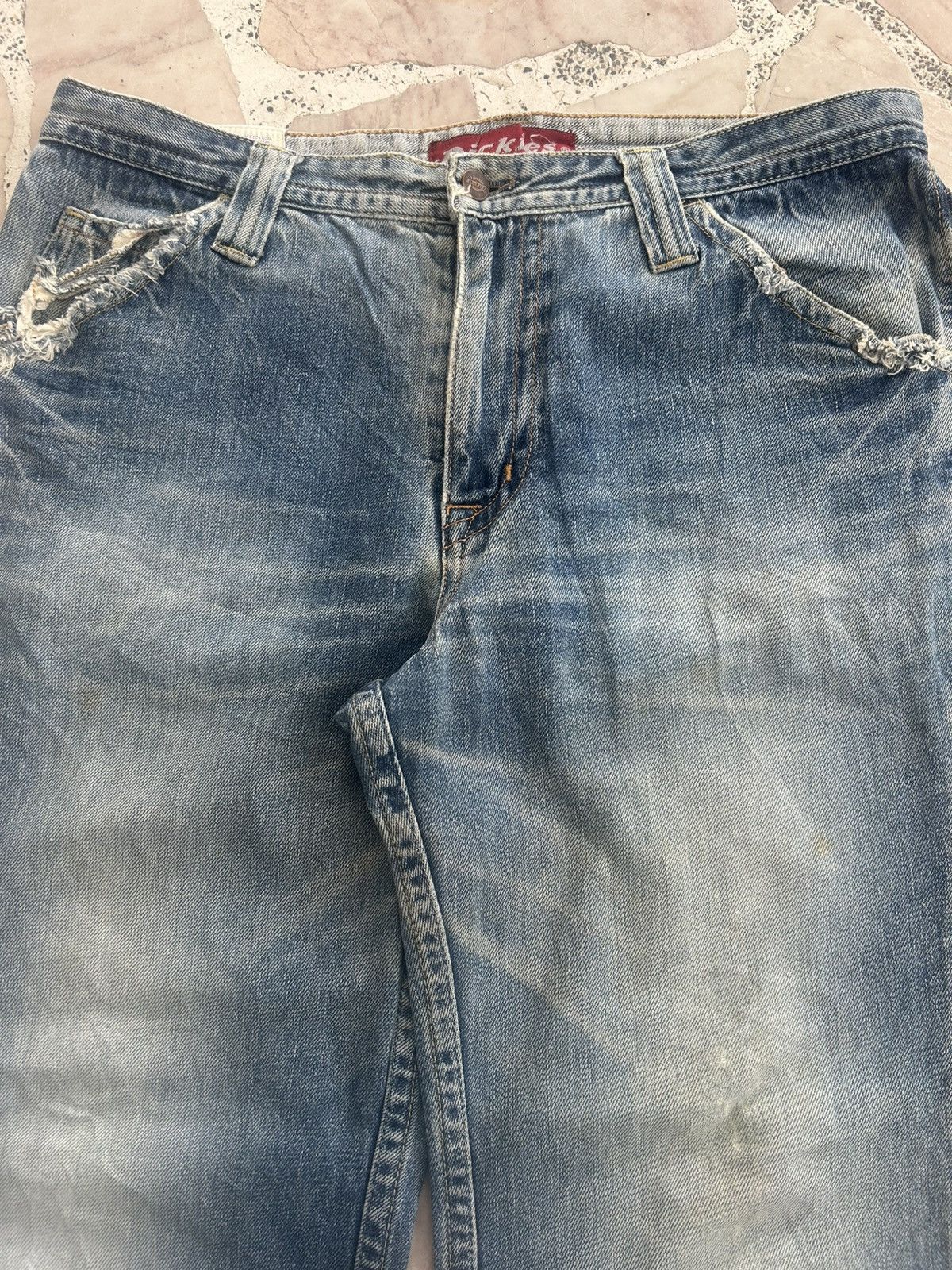 Dickies Dickies Vintage Workwear Japan Ripped Jeans Size US 36 / EU 52 - 4 Thumbnail
