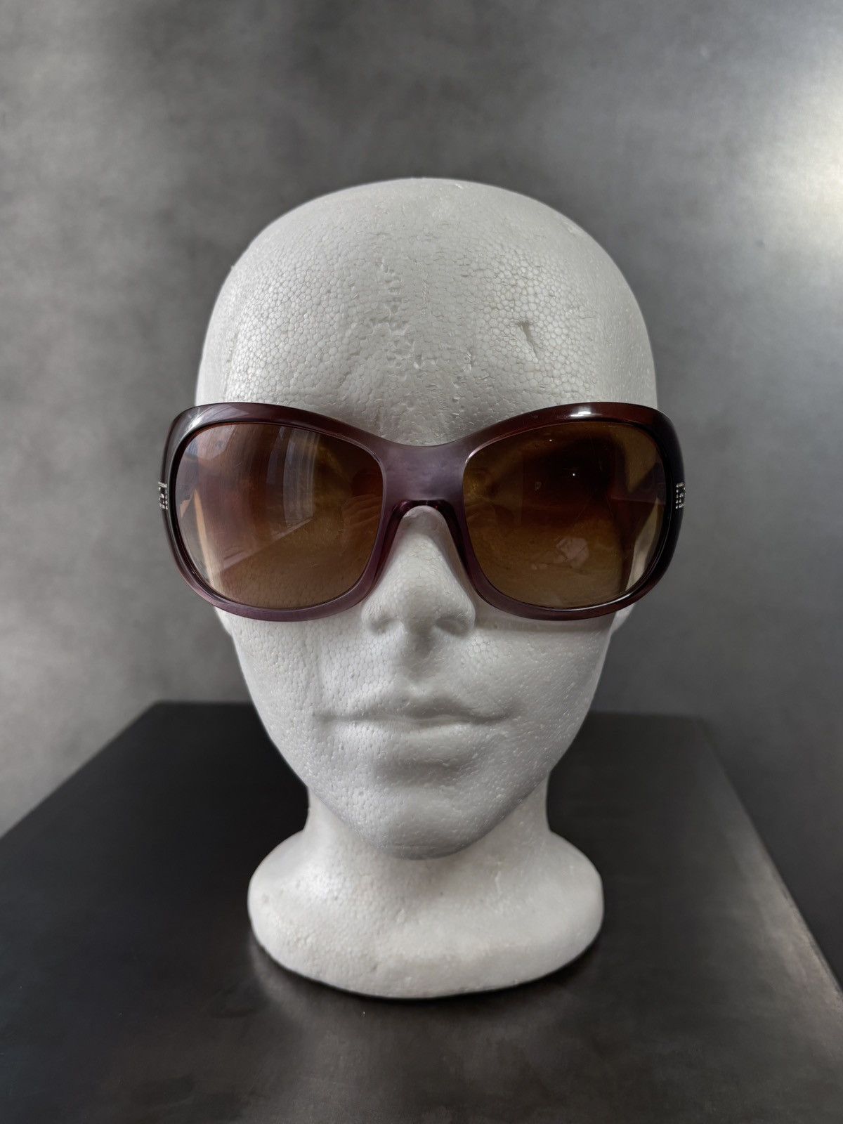 Versace 2009 Versace Sunglasses VE4961B Y2K Rhinestone 2000s Italy Size ONE SIZE - 3 Thumbnail