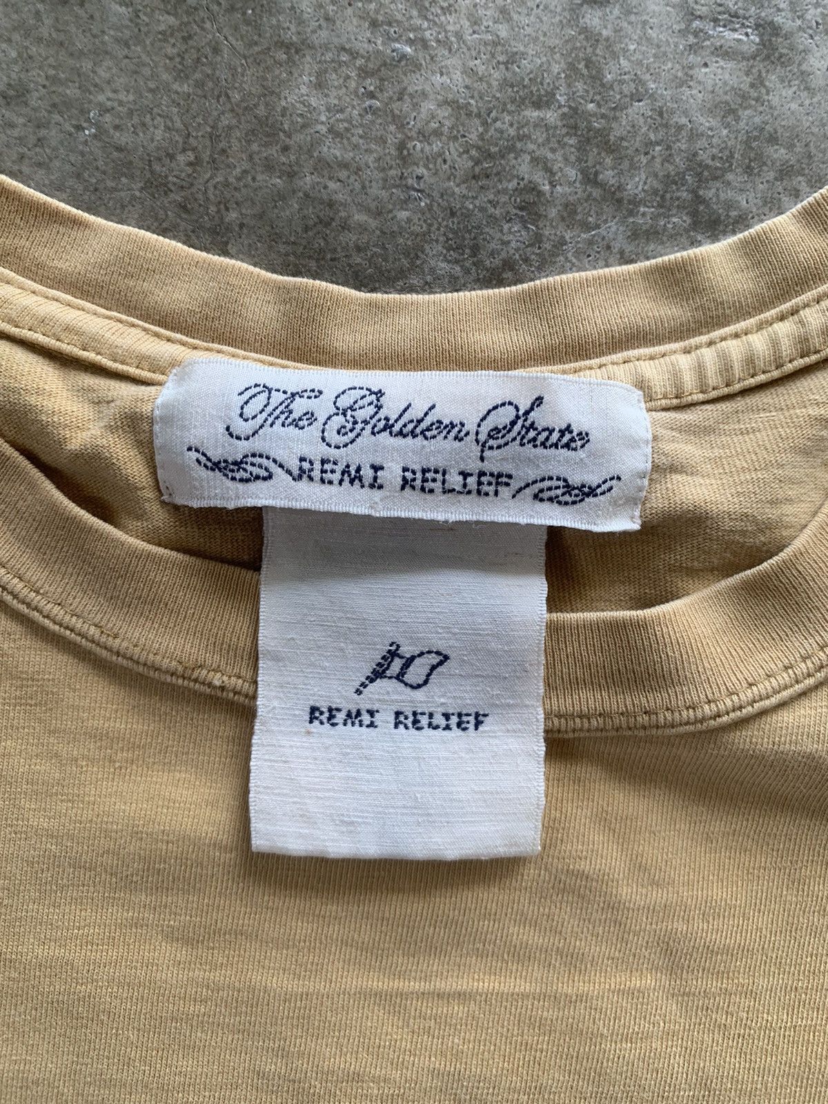 Japanese Brand × Remi Relief The Golden State Remi Relief pocket tee Size US M / EU 48-50 / 2 - 6 Thumbnail