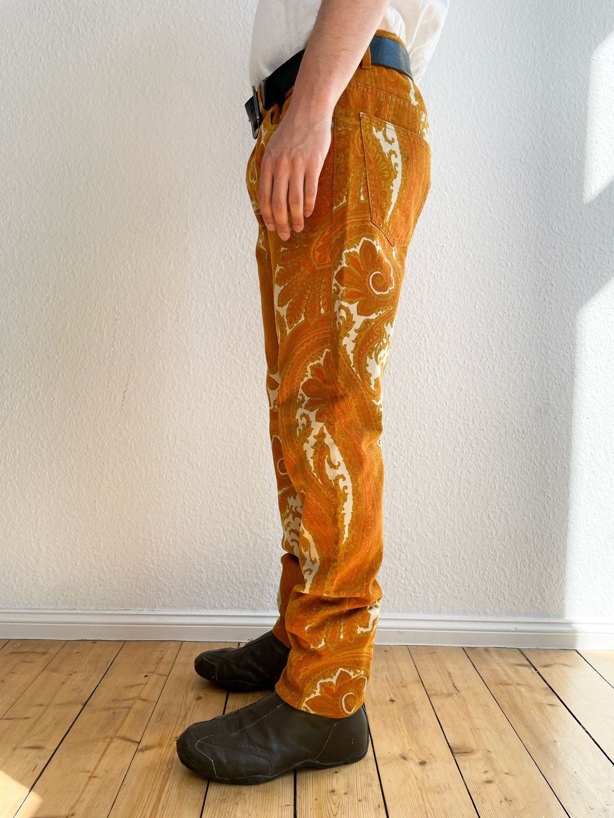Dries Van Noten S/S 13 Paisley Print Jeans Size US 33 - 2 Thumbnail