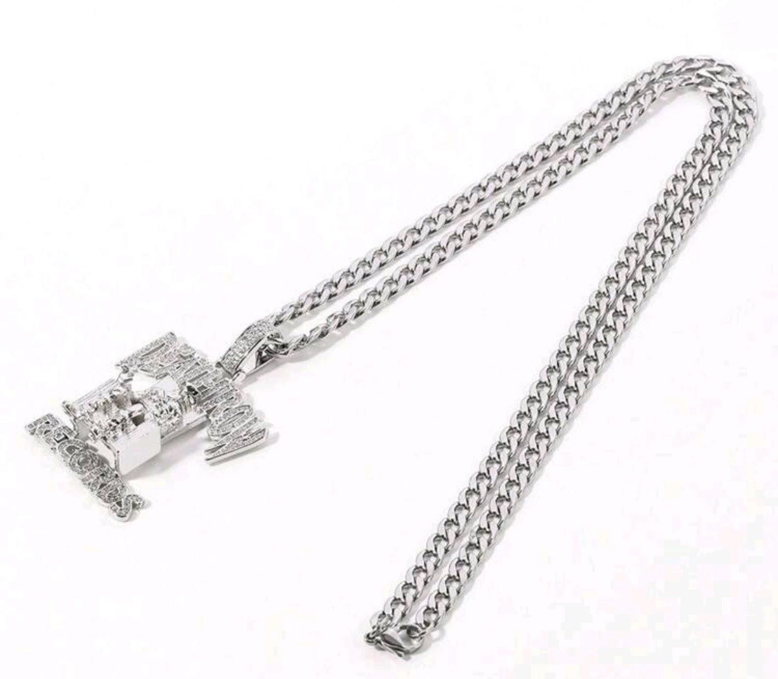 The Unbranded Brand Death Row Records (Chain)-(Silver)-(New)-(Zirconia)-$35.00 Size ONE SIZE - 3 Thumbnail