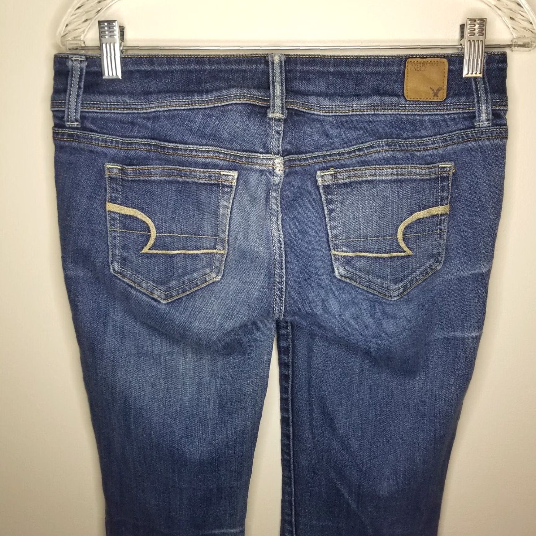 American Eagle Outfitters American Eagle Jeans Womens Slim Bootcut Blue Size 4 Stretch Size 27" / US 4 / IT 40 - 5 Thumbnail