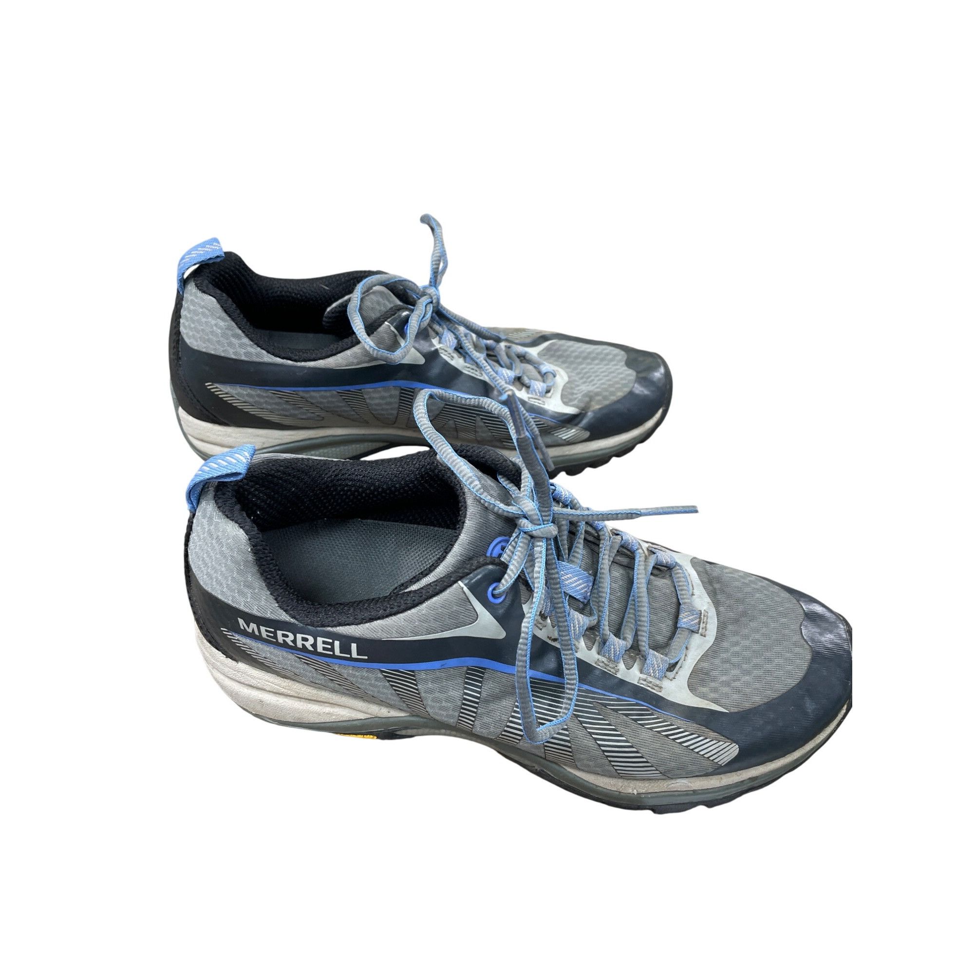 Merrell Merrell Womens Gray Blue Hiking Trail Sneakers Shoes size 7. Size US 7.5 / IT 37.5 - 4 Thumbnail
