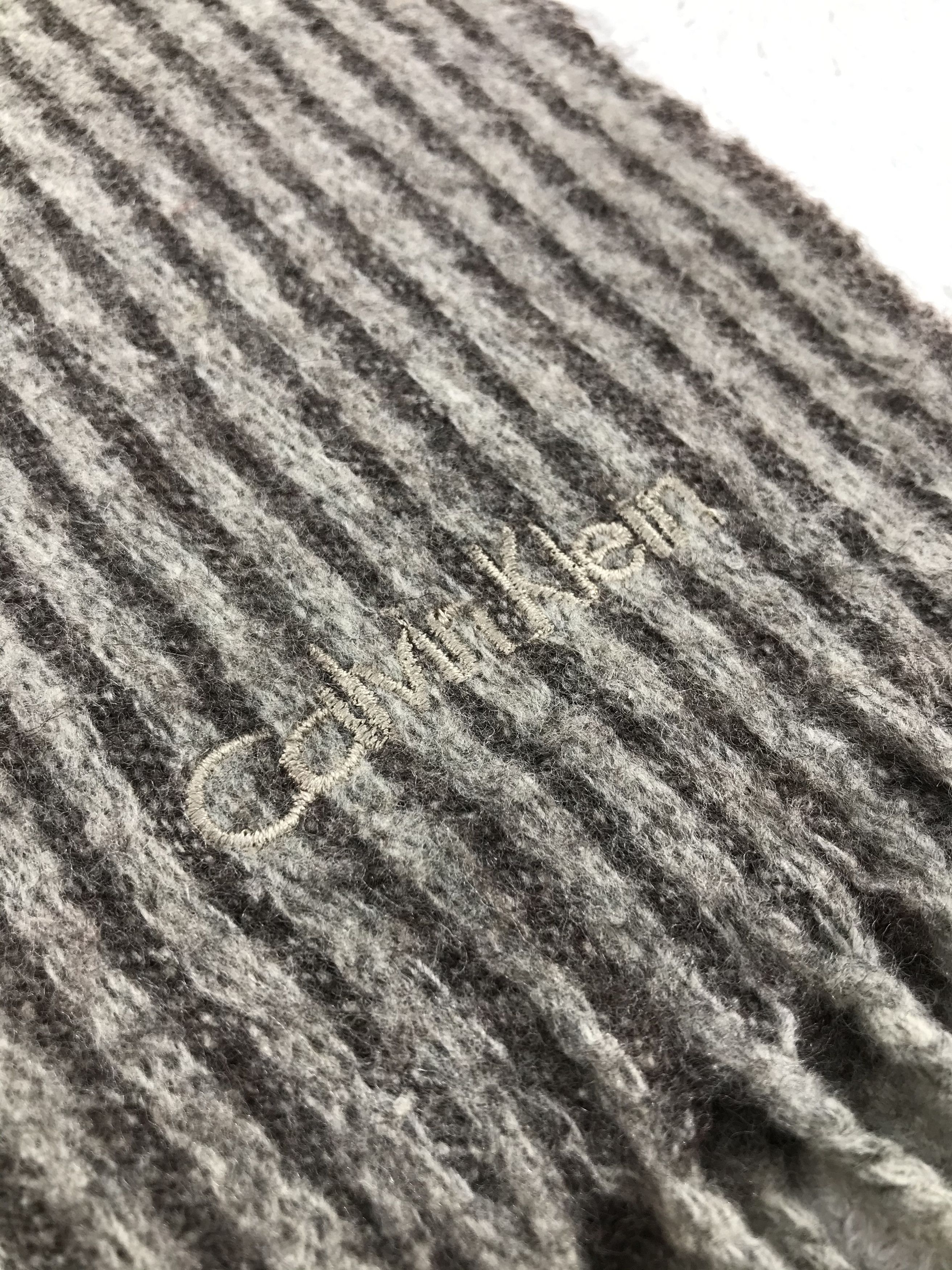 Calvin Klein × Vintage Calvin Klein Scarf / Muffler / Neckwear - WW1267 Size ONE SIZE - 4 Thumbnail