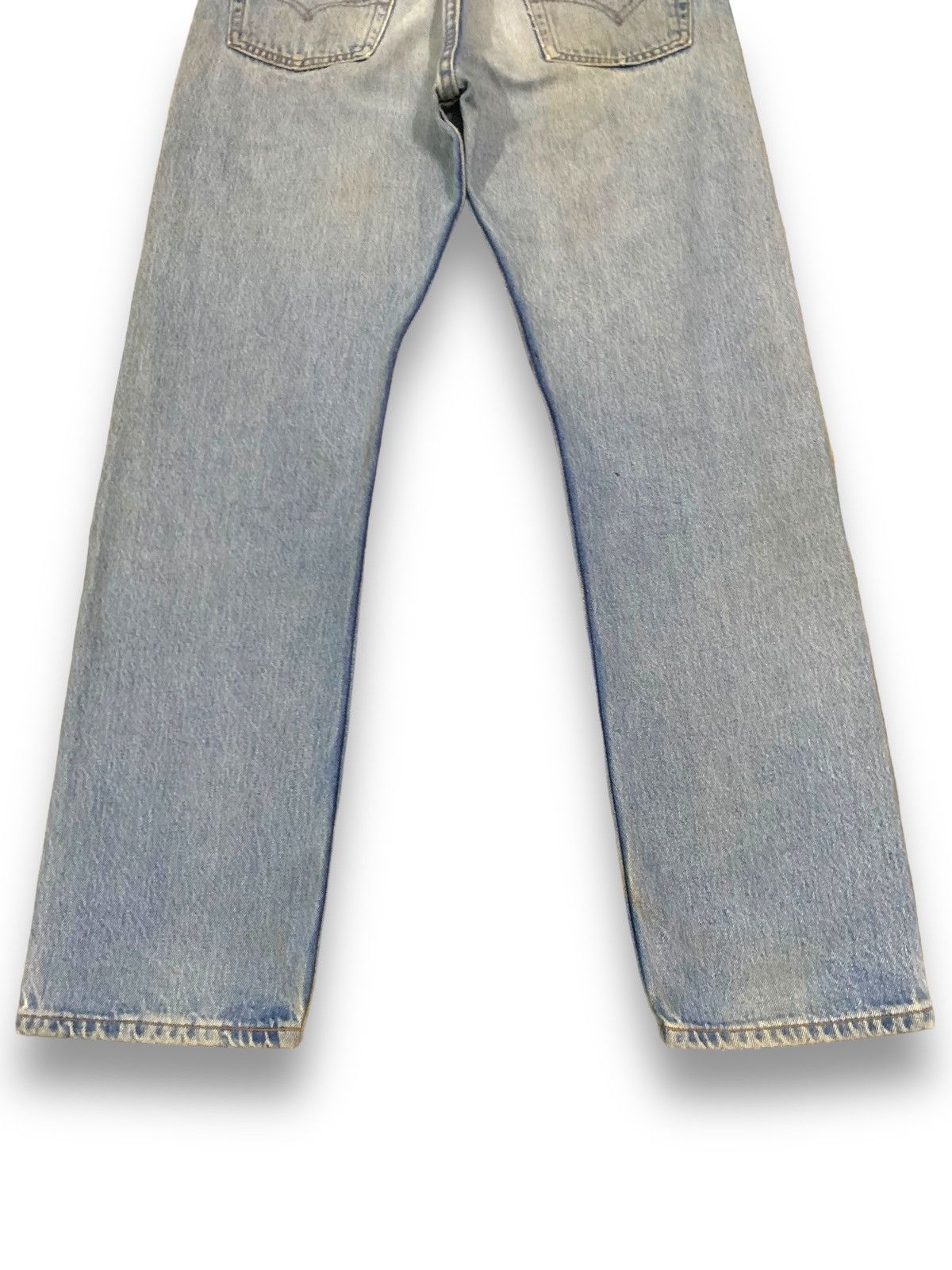 Levi's Vintage 90s Levis 501 Button Fly Mud Wash Distressed Jeans Size US 29 - 14 Thumbnail