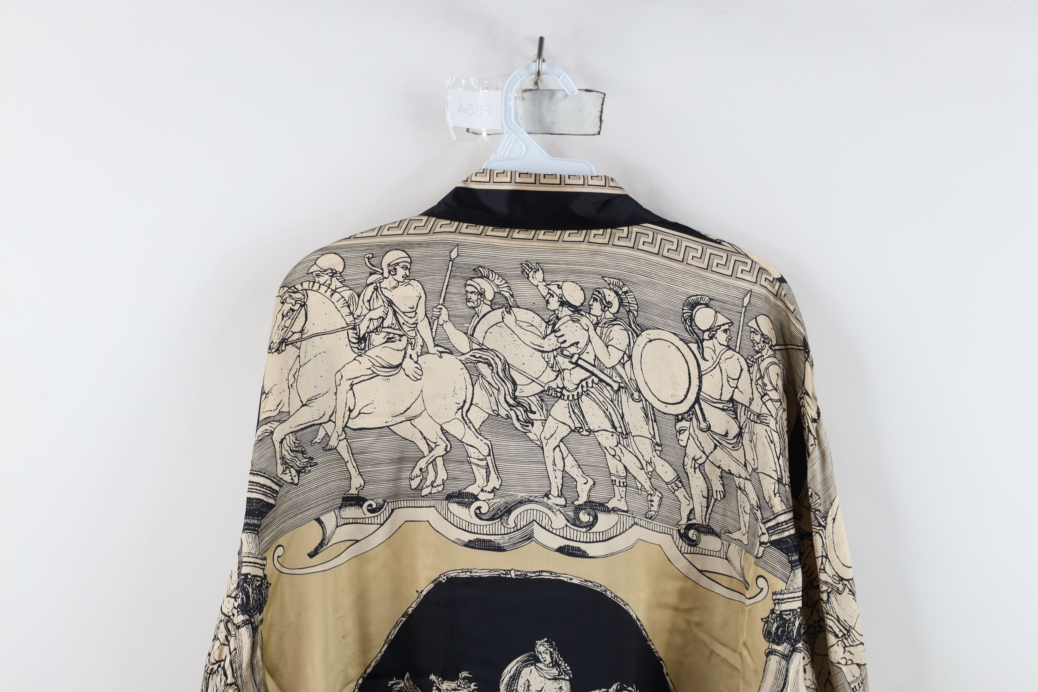 Vintage Vintage 90s Streetwear Roman All Over Print Button Shirt Size US L / EU 52-54 / 3 - 15 Thumbnail