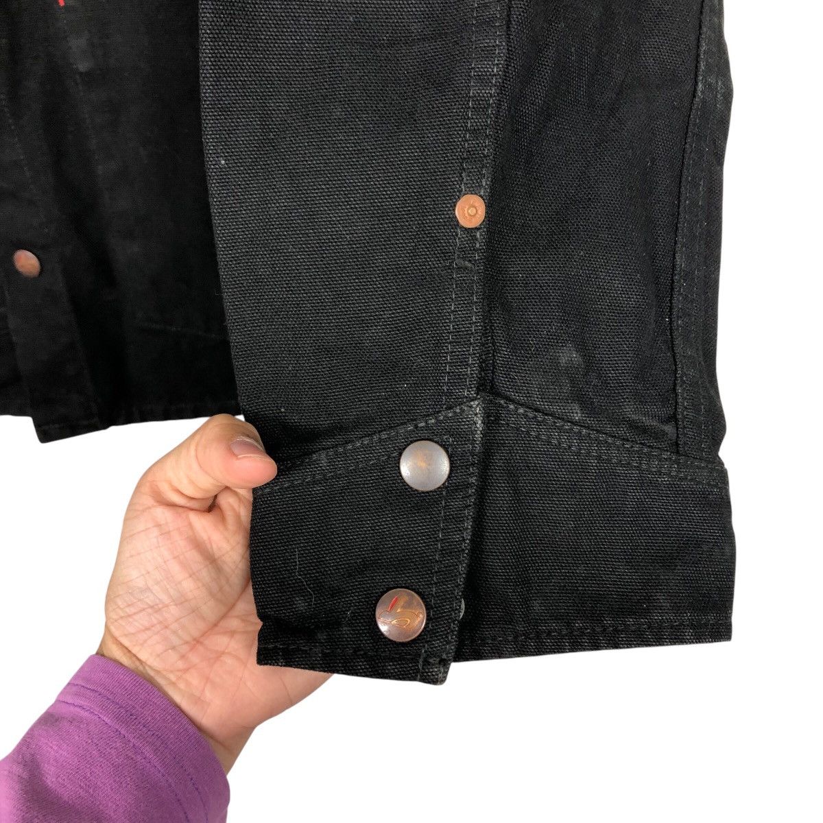 Japanese Brand 📌Vintage Chore Work Jacket Duck Canvas Red Ear Issey Miyake Size US M / EU 48-50 / 2 - 16 Thumbnail