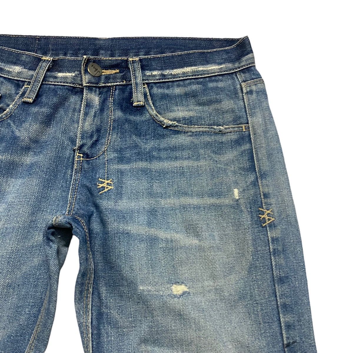Ksubi Ksubi Scooter Vintage Indigo Distressed Jeans Size US 28 / EU 44 - 6 Thumbnail