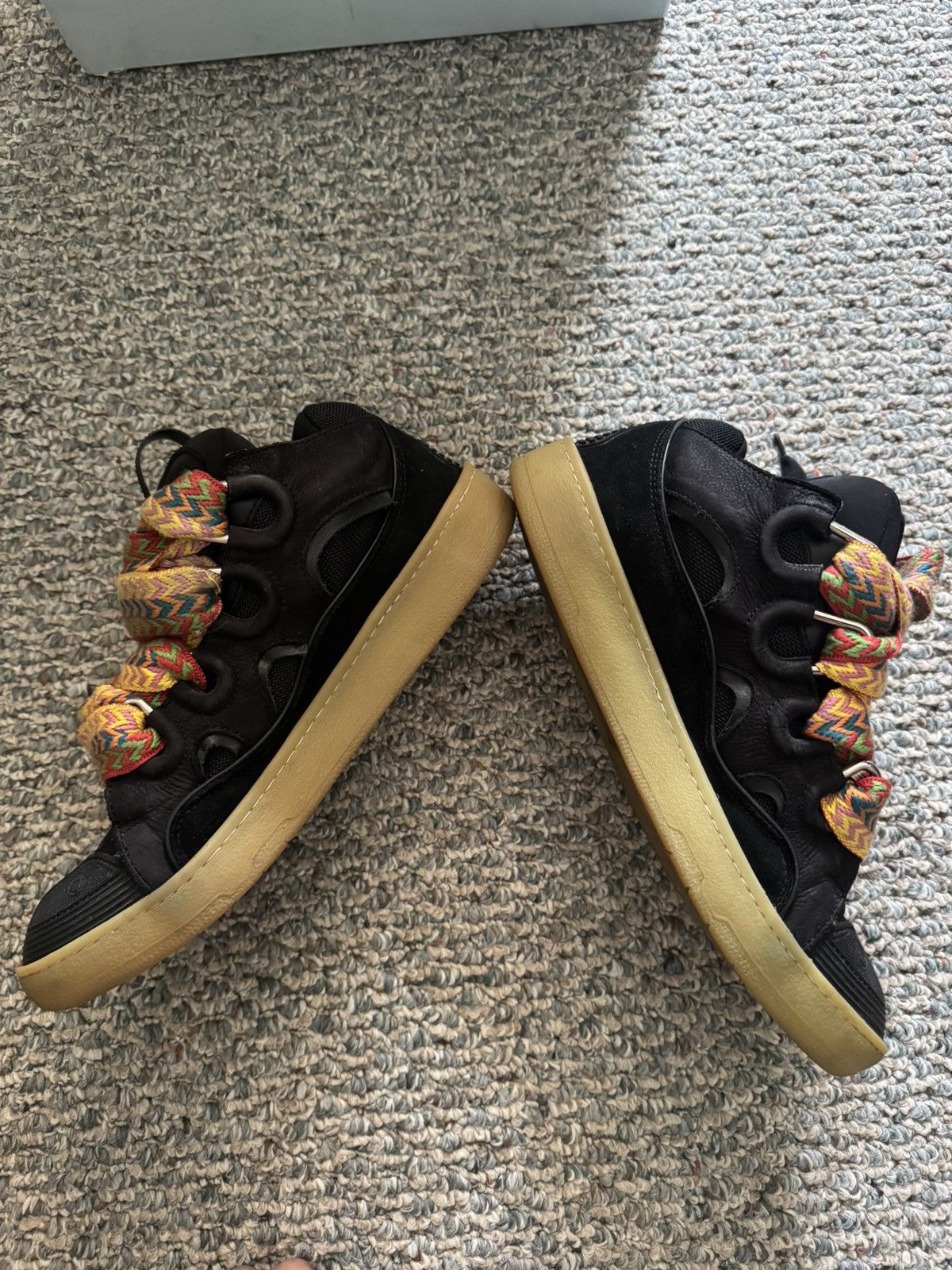 LANVIN CURB SNEAKERS BLACK