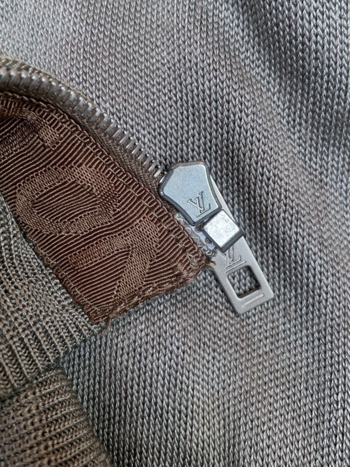 Designer × Louis Vuitton LV blank zip sweatshirt hooded Size US M / EU 48-50 / 2 - 16 Thumbnail