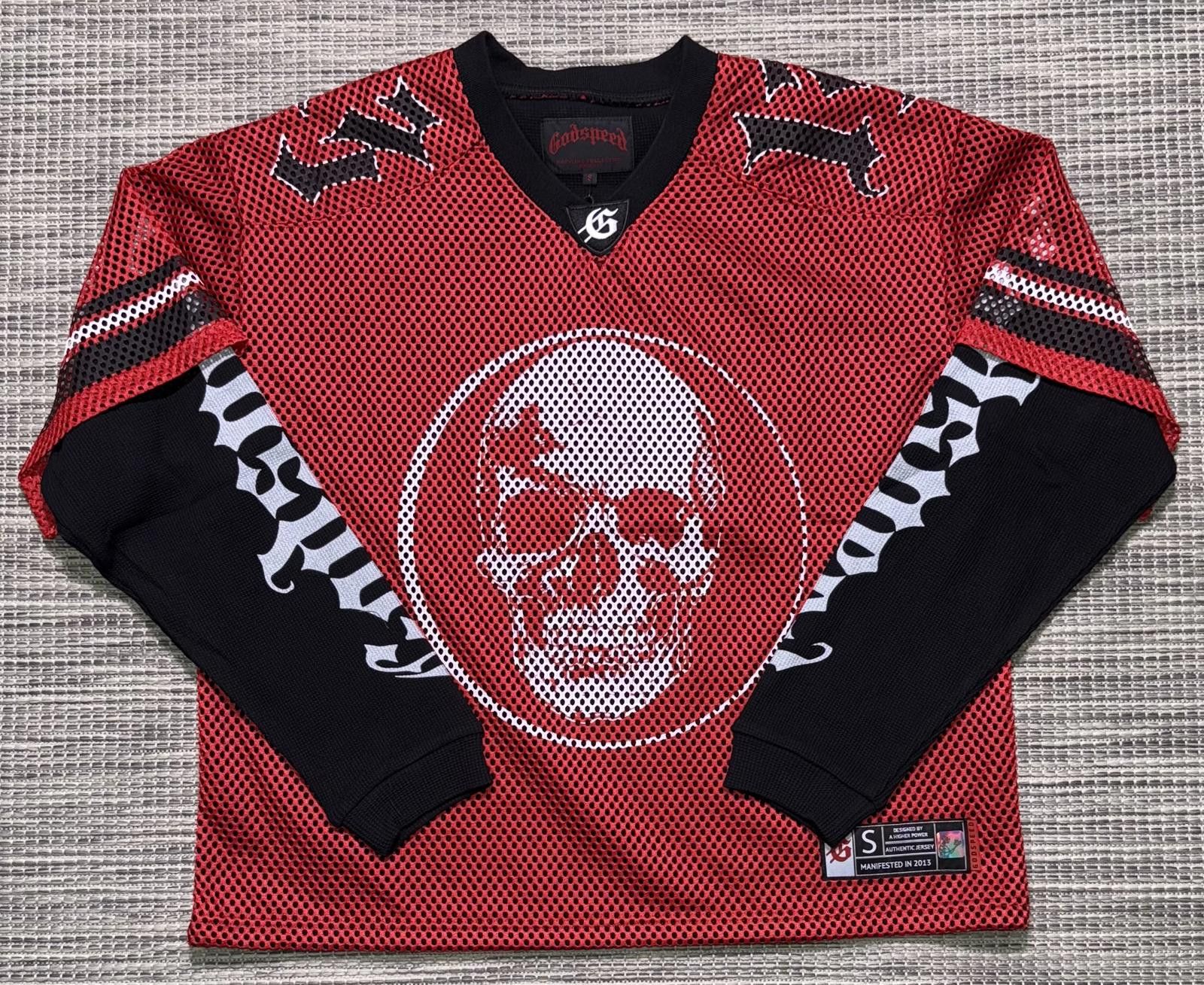 Godspeed Red/Black TD Layered Men's Long Sleeve Jersey