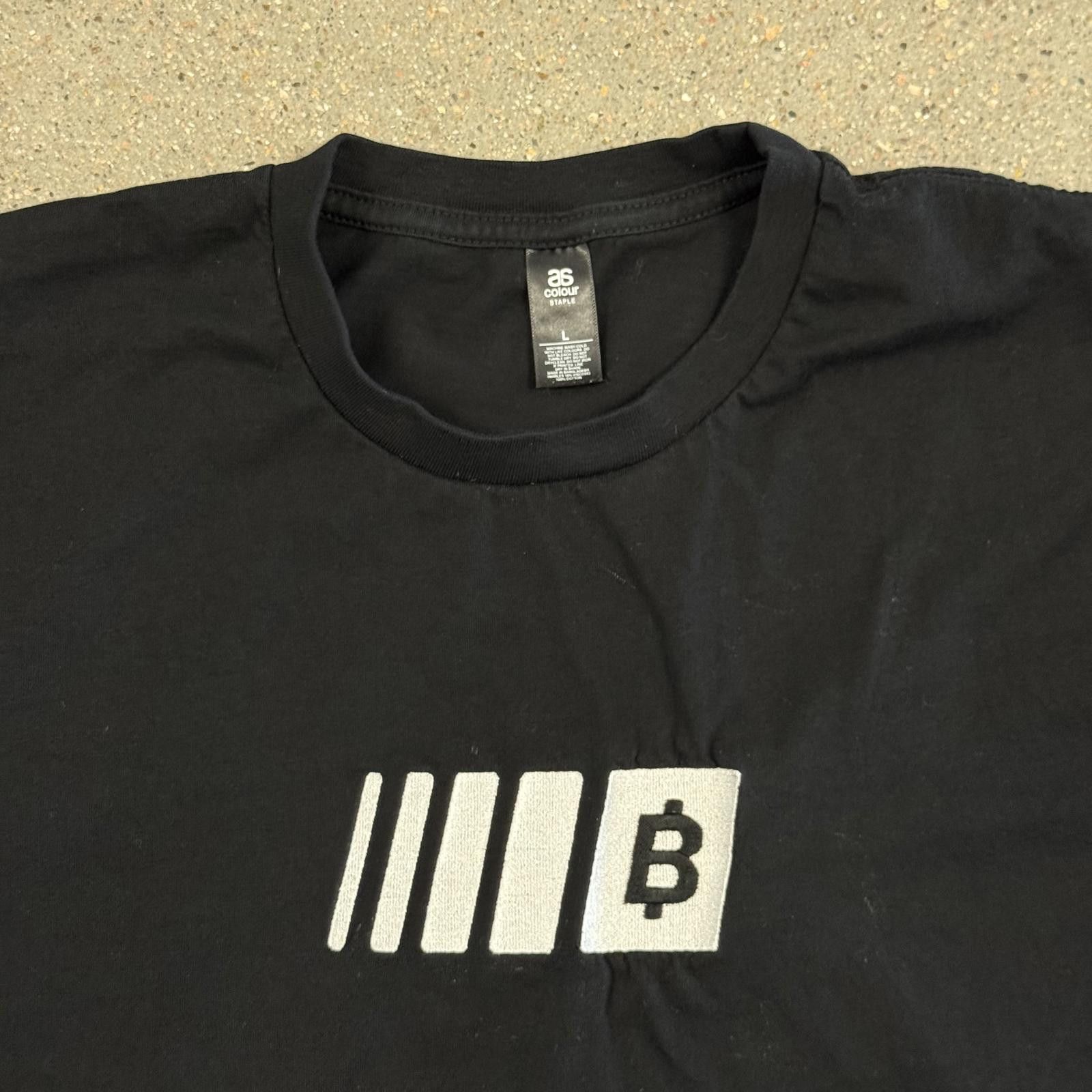 Ultra Rare Bitcoin x Cash App Emroidered Promo Tee HODL L