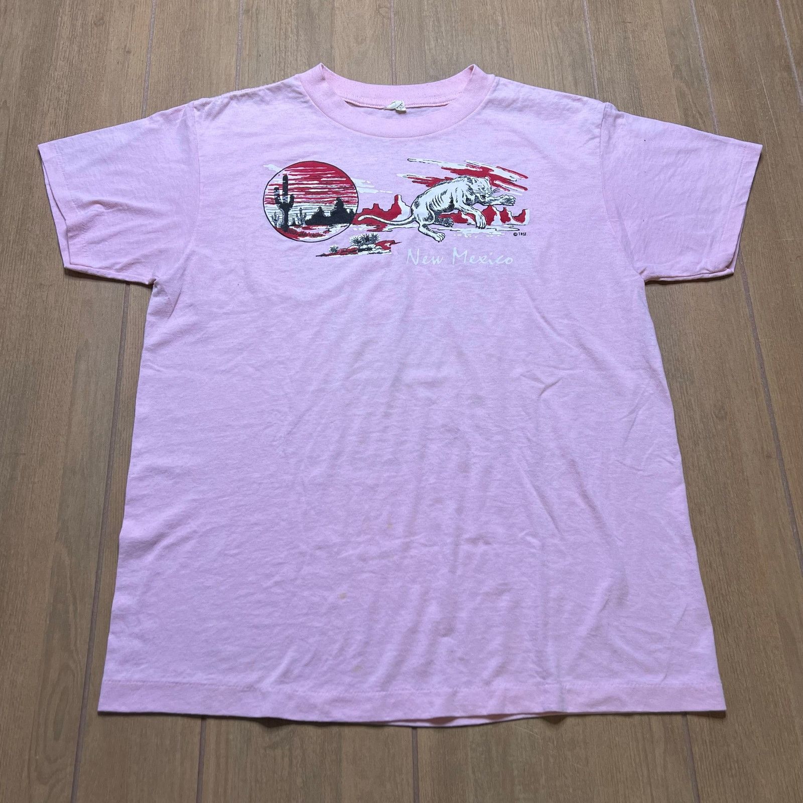 Vintage Vintage 80s T-shirt "New Mexico" desert scene design Sz L Size US L / EU 52-54 / 3 - 1 Thumbnail