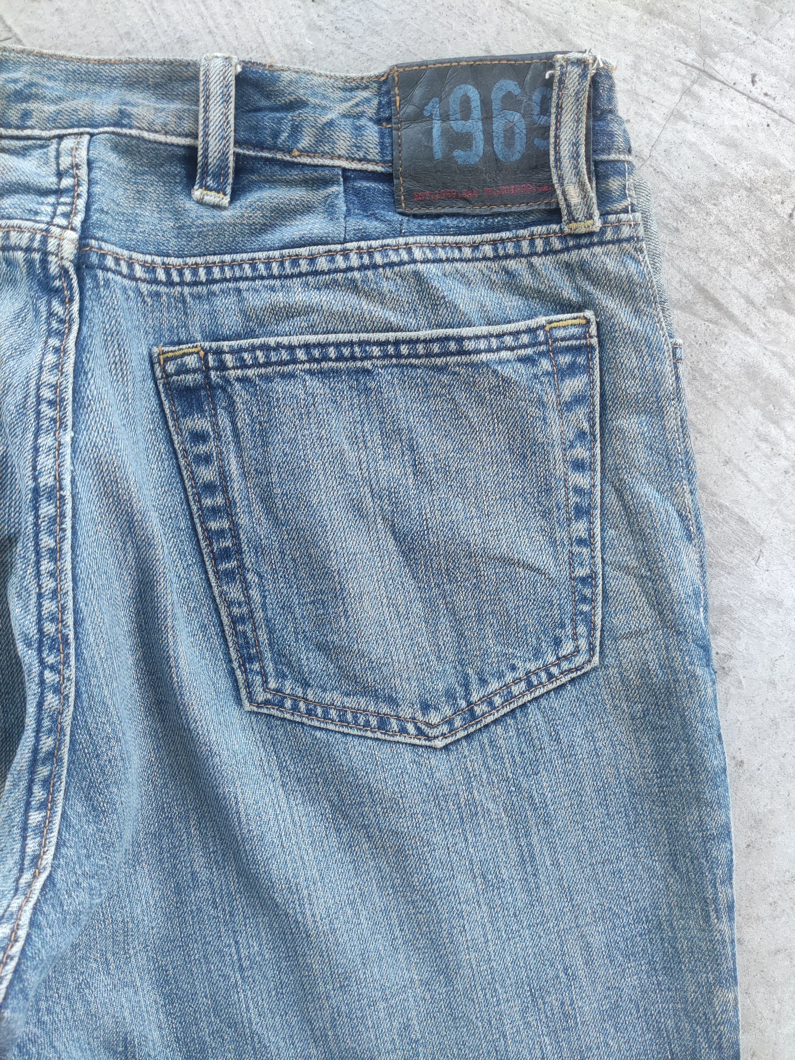 Gap Vintage Gap 1969 Selvedge Jean Distressed Faded Denim Size US 34 / EU 50 - 11 Thumbnail
