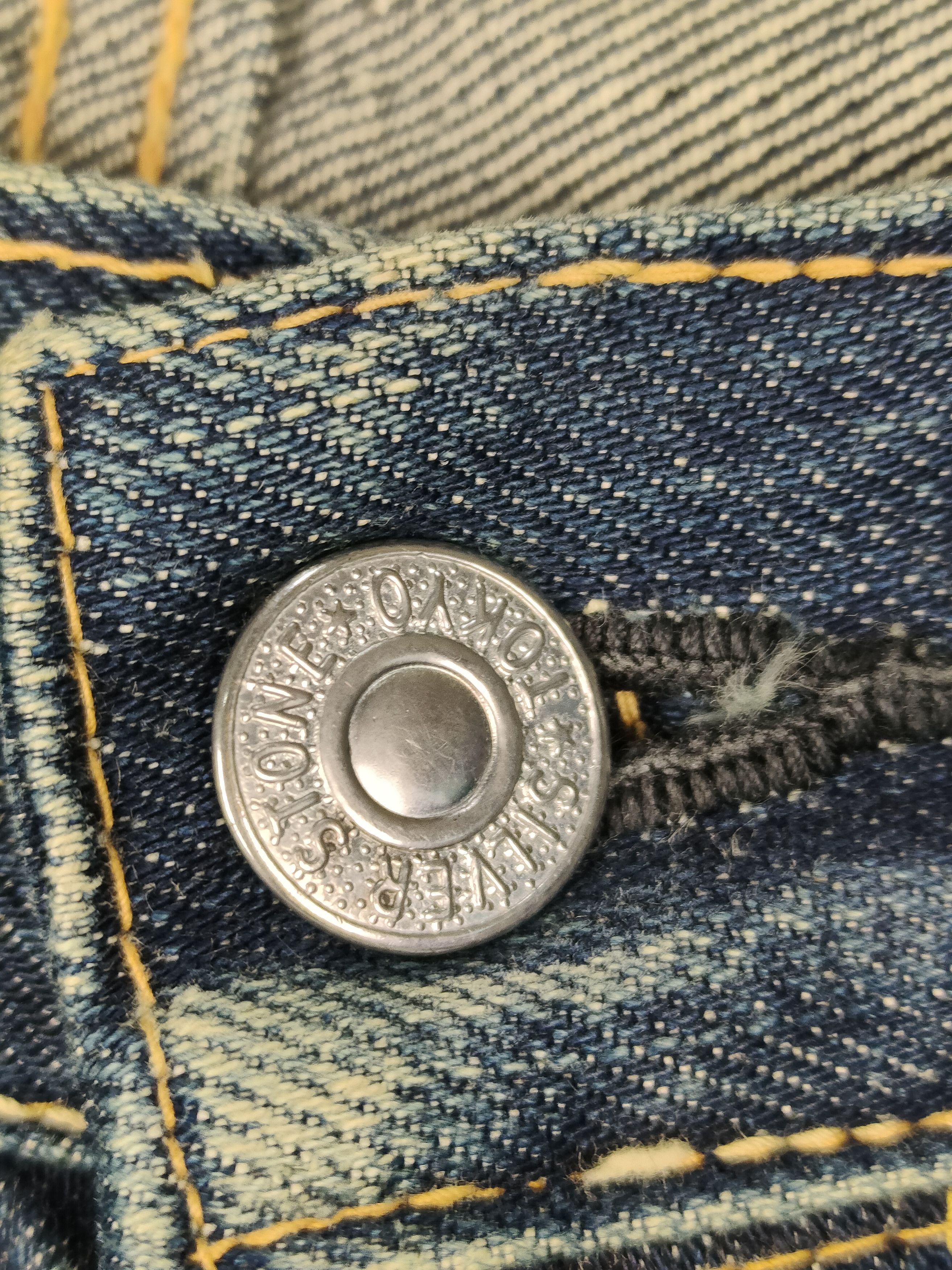The Silver Stone Vintage 90s Silverstone Selvedge Denim Pant Size US 31 - 4 Thumbnail