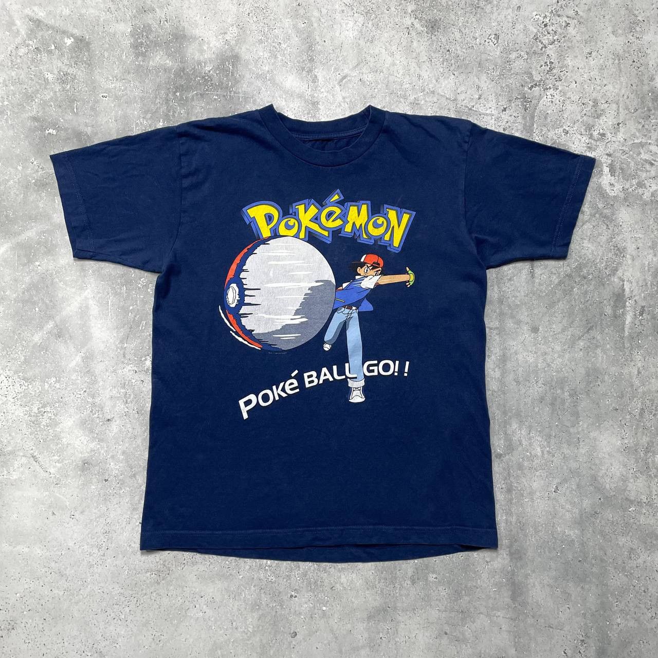 Cartoon Network × Pokemon × Vintage Vintage 1999 Pokemon Pole Ball Go T Shirt Blue Size Youth XL Size US XS / EU 42 / 0 - 1 Thumbnail