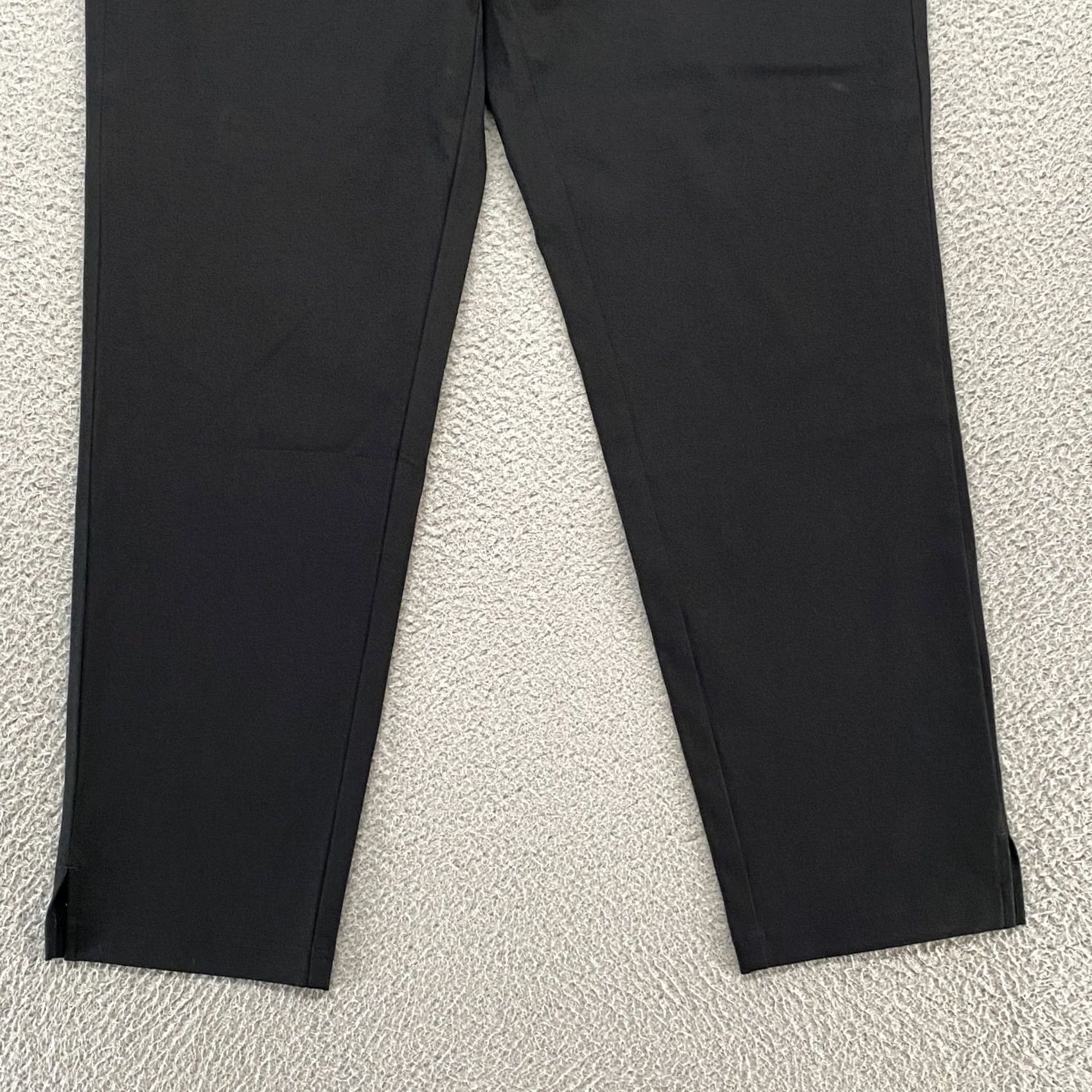 Eileen Fisher Eileen Fisher Pants Womens Medium Stretch Twill Black Pull On Size 32" / US 10 / IT 46 - 3 Thumbnail