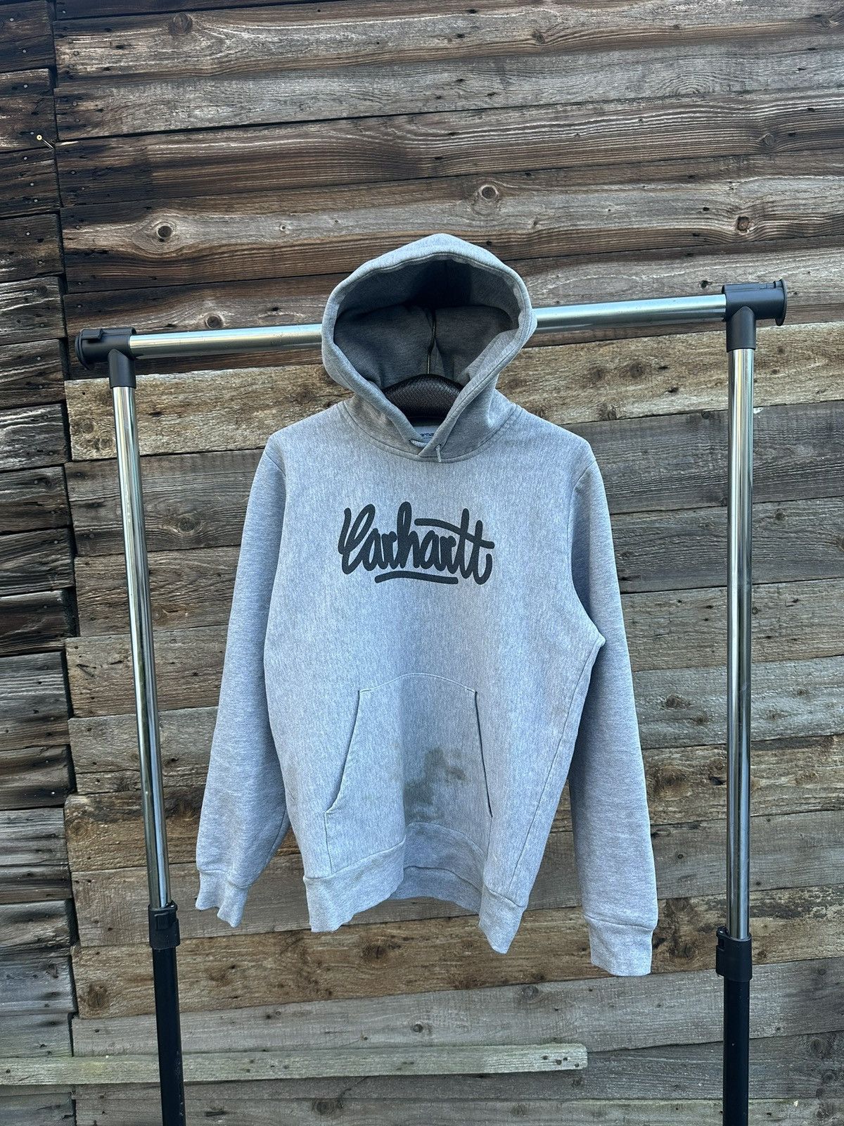 Carhartt × Vintage Vintage Carhartt Big Logo Hoodie Size US S / EU 44-46 / 1 - 1 Thumbnail