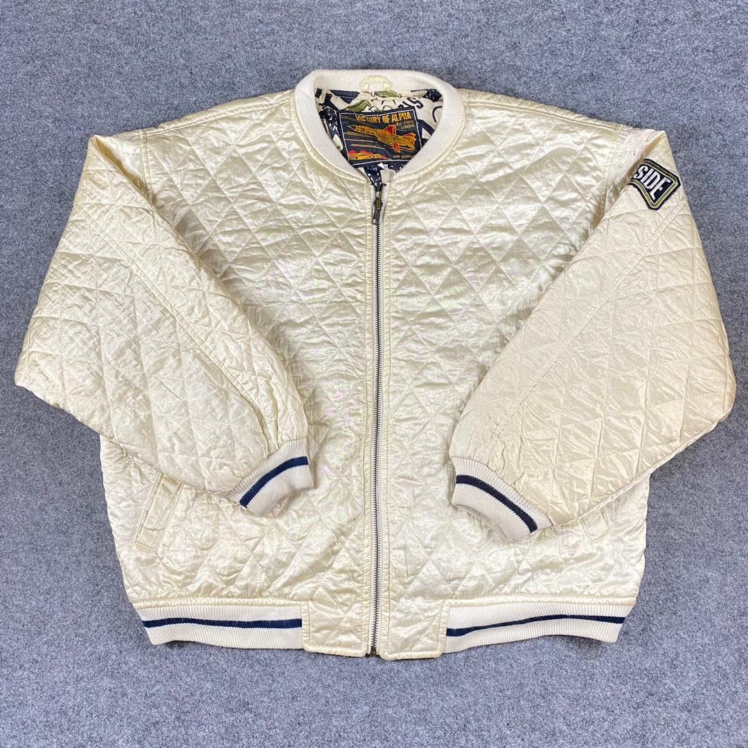 Japanese Brand Vintage Victoria Alpha Air Force Combat Jacket Size US L / EU 52-54 / 3 - 3 Thumbnail
