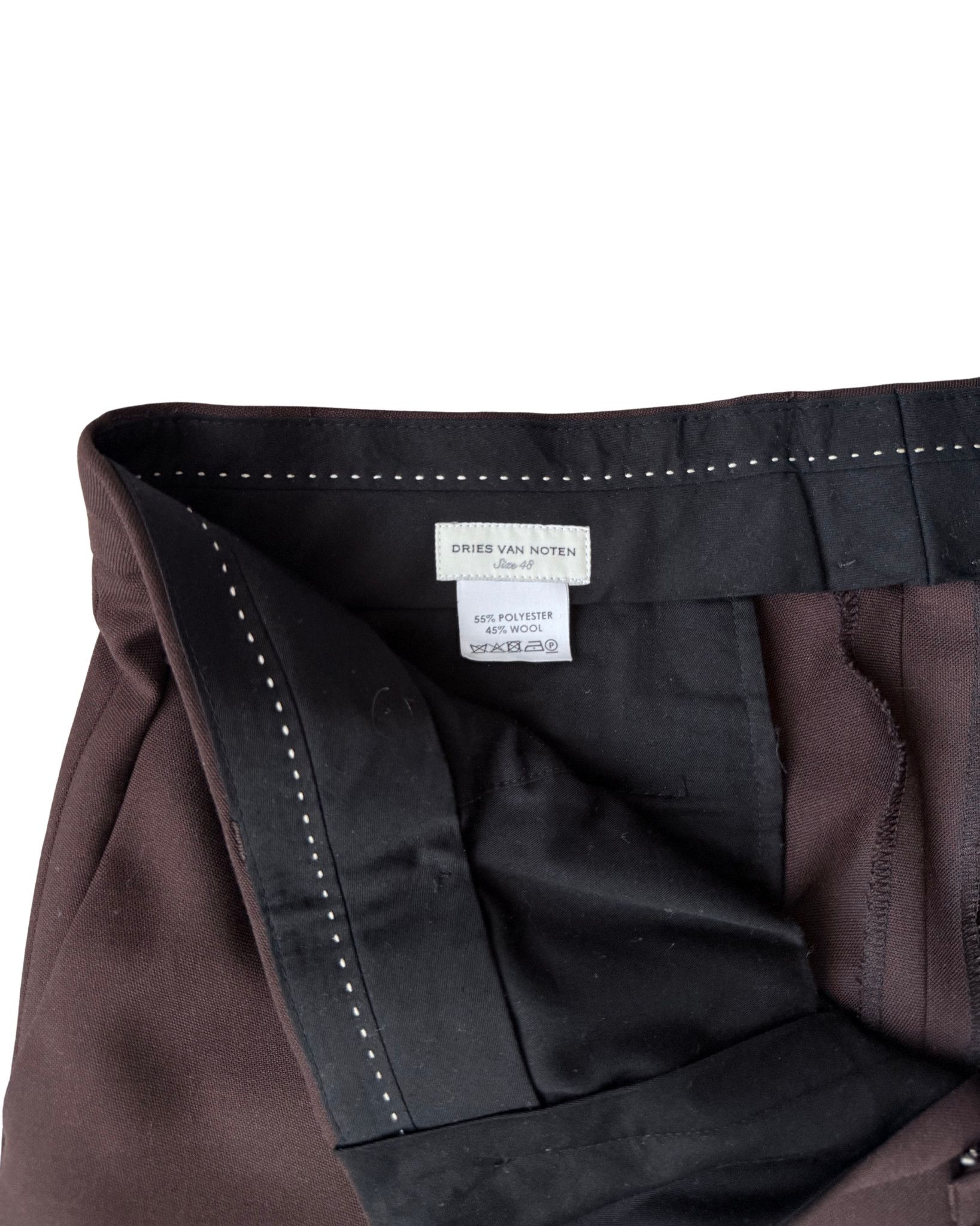 Dries Van Noten Dries van Noten Wine Red Suit Size 48R - 7 Thumbnail