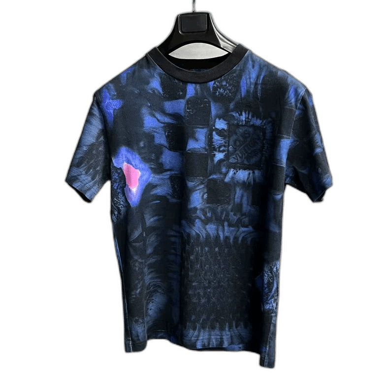 Louis Vuitton Louis Vuitton Blue Digital Print Casual T-Shirt Size US S / EU 44-46 / 1 - 1 Thumbnail