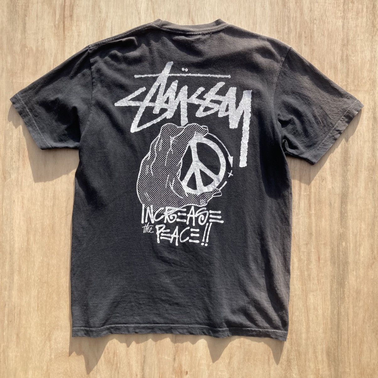 Nike × Stussy 💚 Stussy x Nike Increase The Peace White Tee Medium