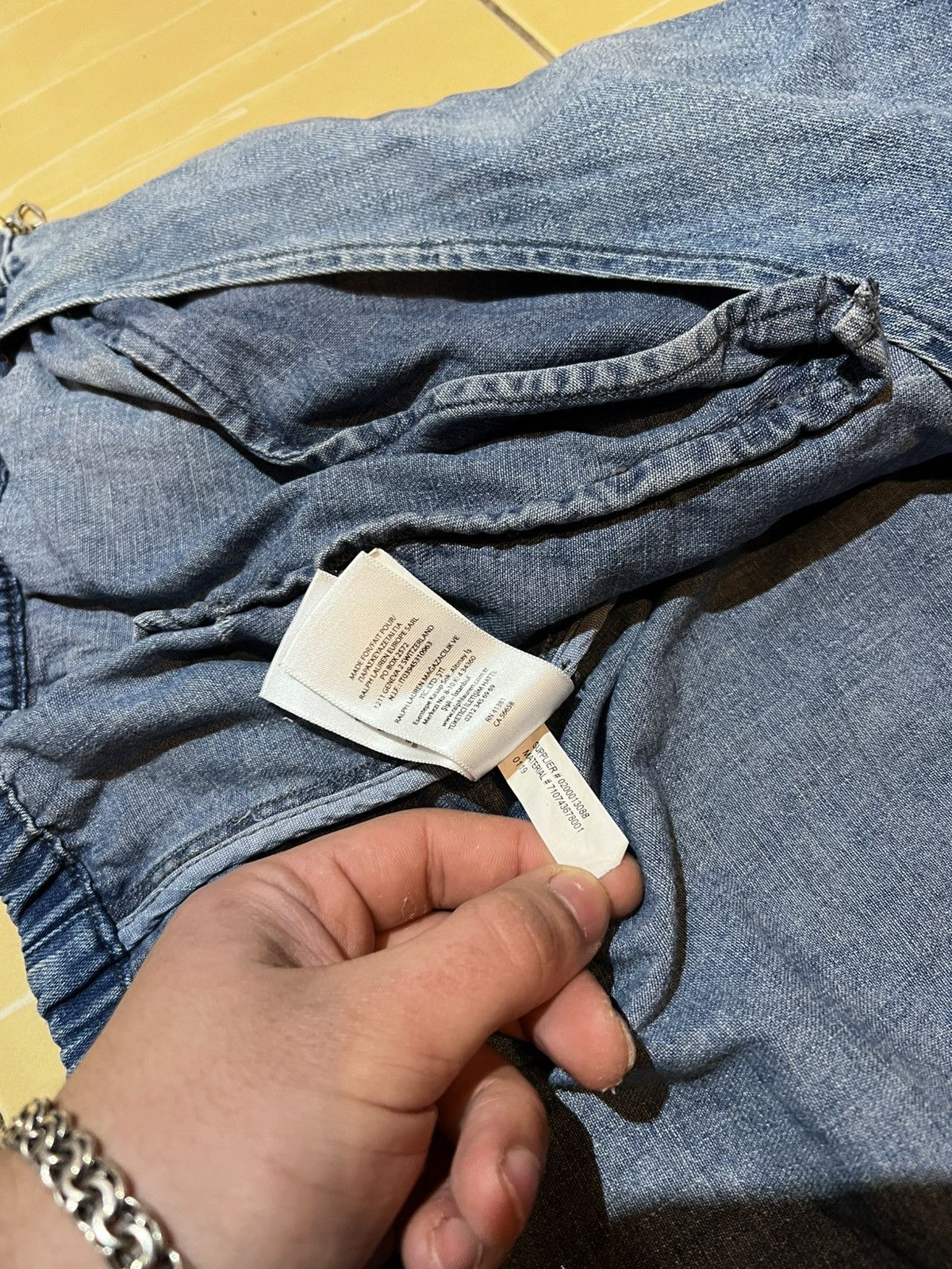 Polo Ralph Lauren Classic Polo Ralph Lauren Cross Flags Denim Jacket. Size US M / EU 48-50 / 2 - 5 Thumbnail